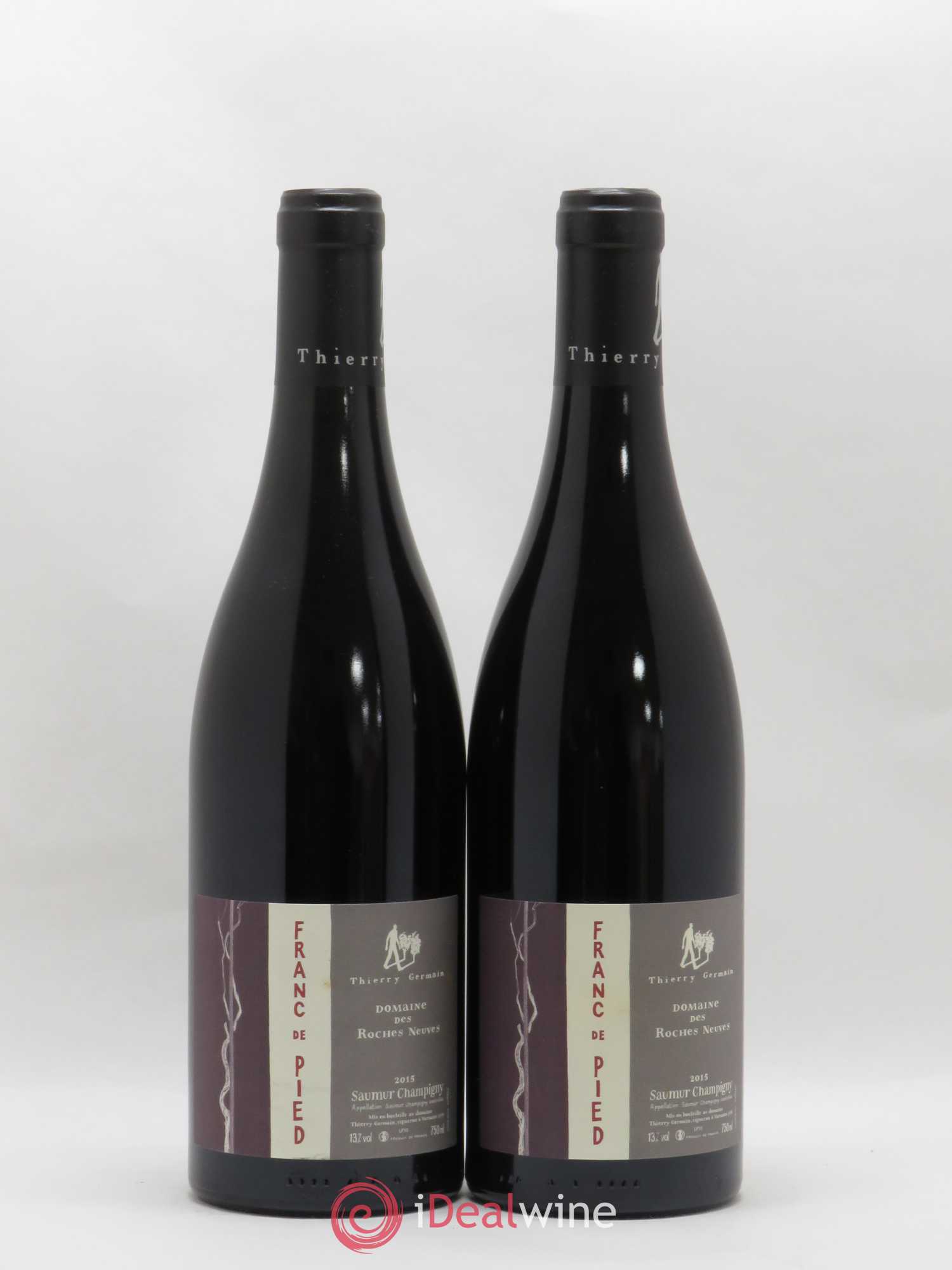 Saumur-Champigny Franc de pied Domaine des Roches Neuves - Thierry Germain 2015 - Lot de 2 bouteilles - 0