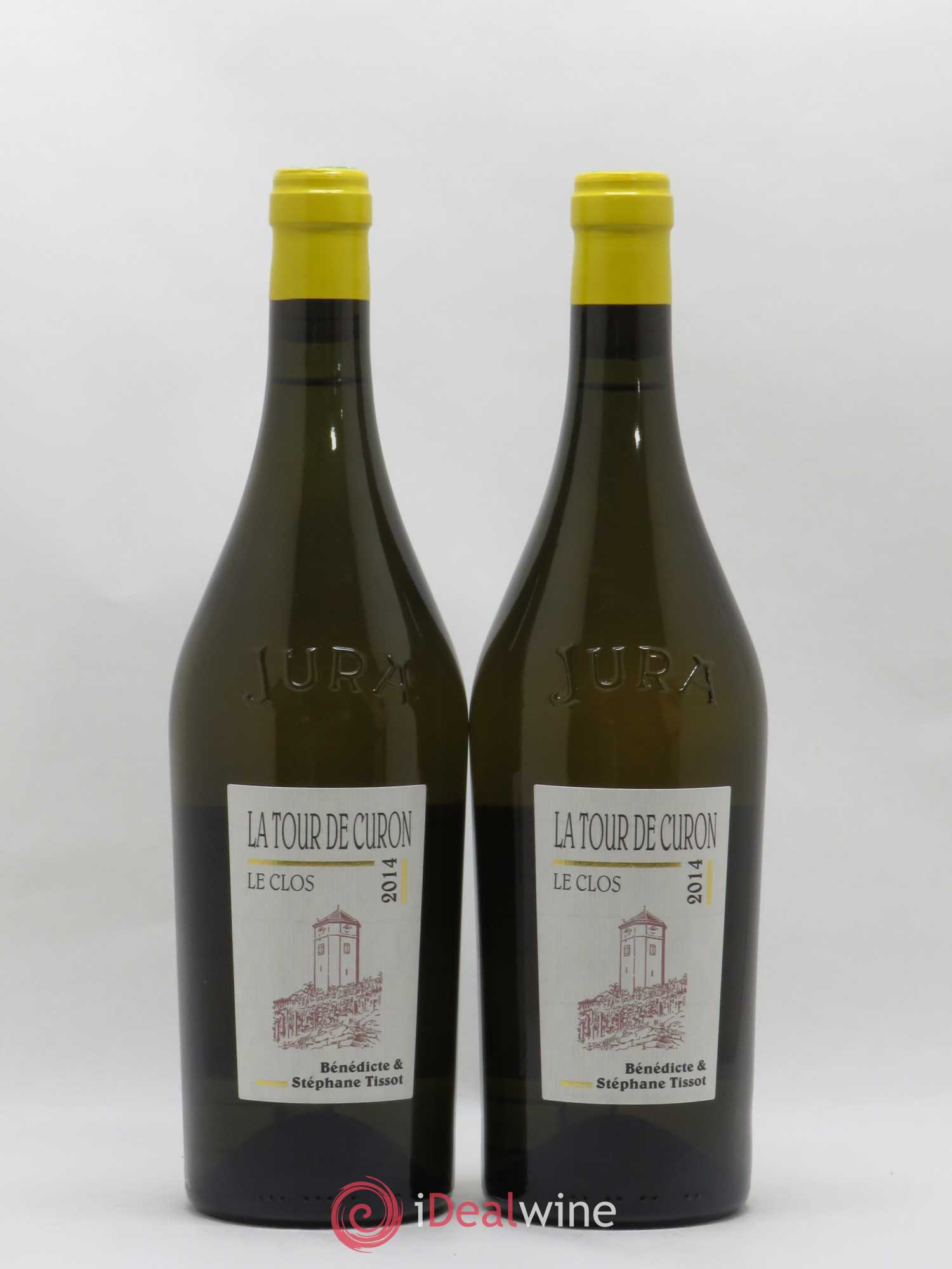 Arbois Chardonnay Le Clos de la Tour de Curon Bénédicte et Stéphane Tissot 2014 - Lot de 2 bouteilles - 0