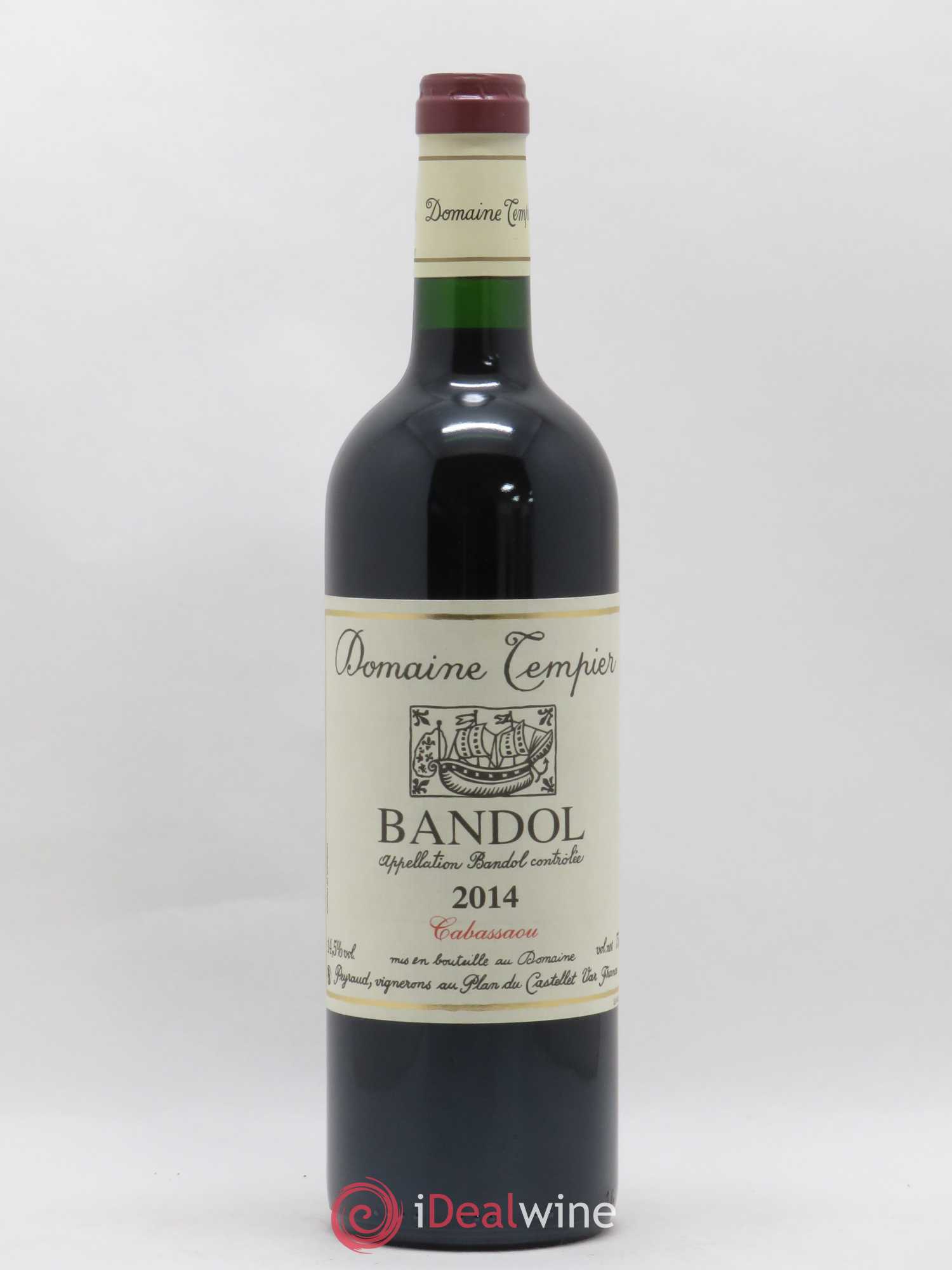 Bandol Domaine Tempier Cuvée Cabassaou Famille Peyraud 2014 - Lot de 1 bouteille - 0