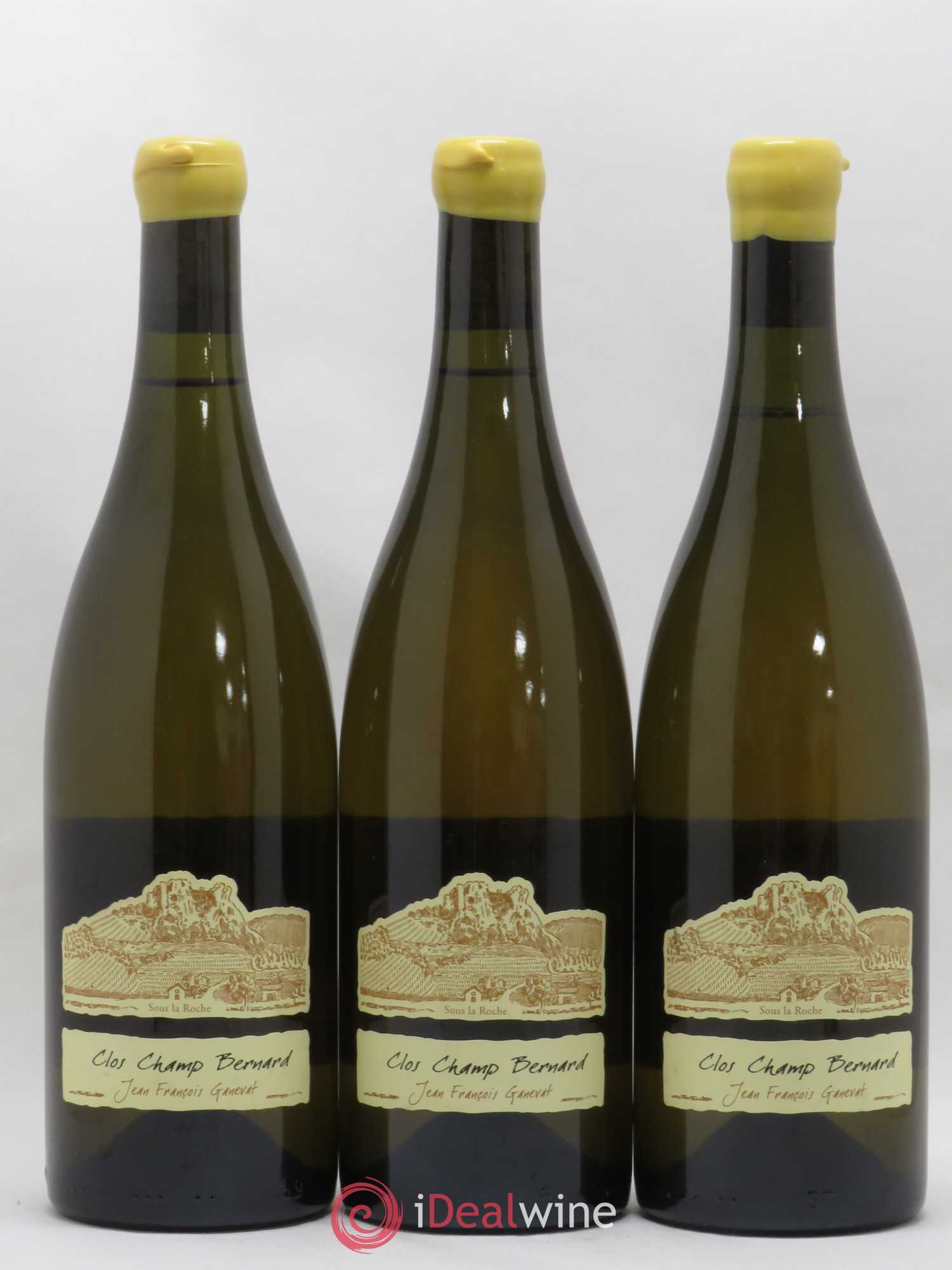 Côtes du Jura Clos Champ Bernard Savagnin ouillé Anne et Jean-François Ganevat 2011 - Posten von 3 Flaschen - 0