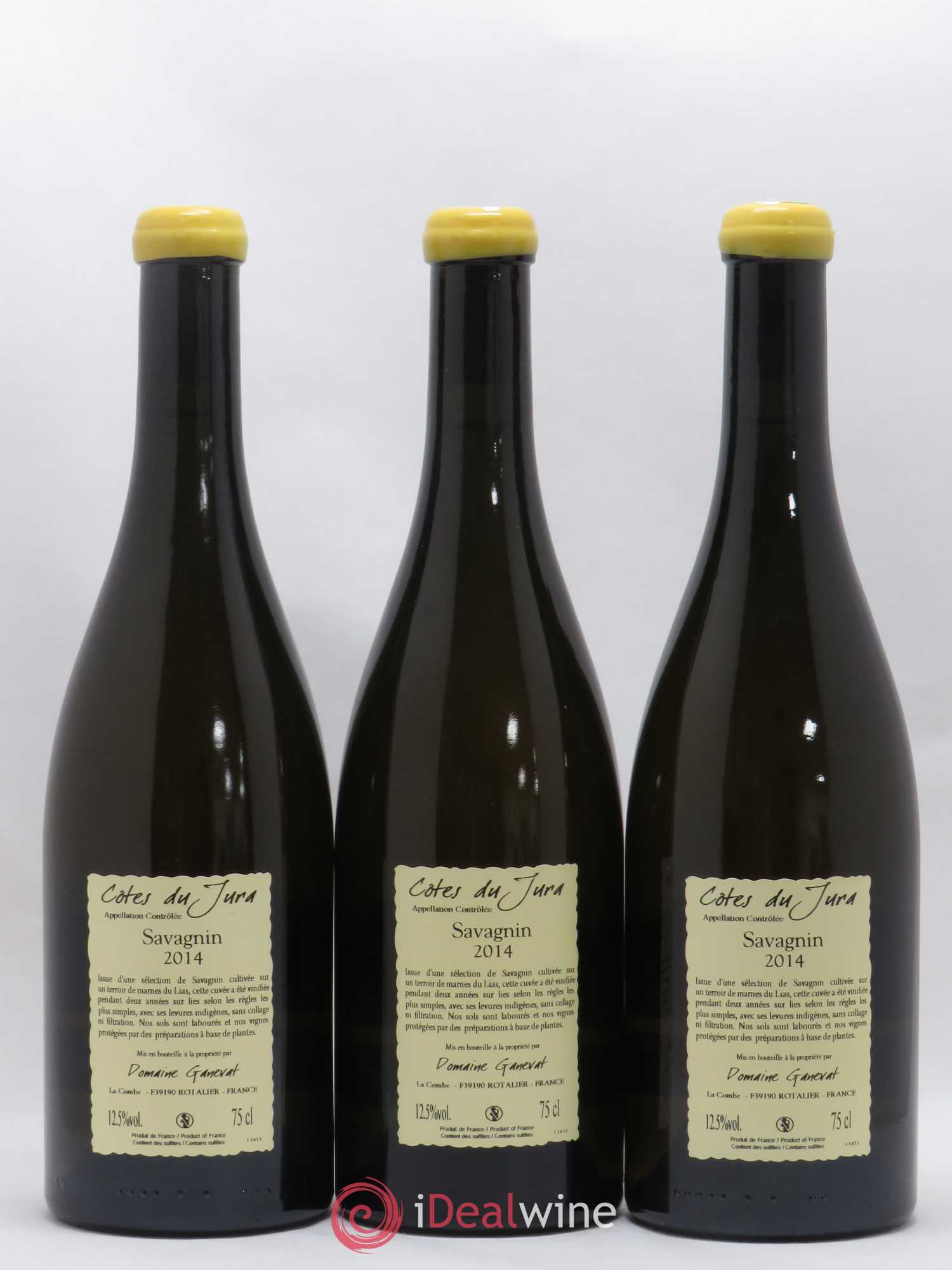 Côtes du Jura Sous la Roche Jean-François Ganevat (Domaine) 2014 - Lot de 3 bouteilles - 1