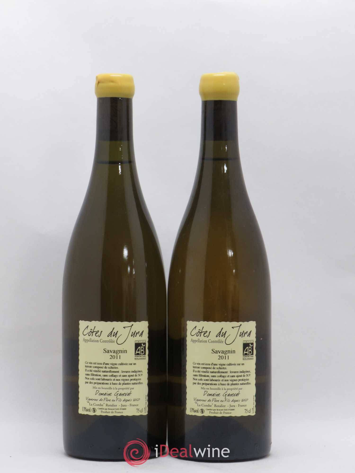 Côtes du Jura Clos Champ Bernard Savagnin ouillé Anne et Jean-François Ganevat 2011 - Posten von 2 Flaschen - 1