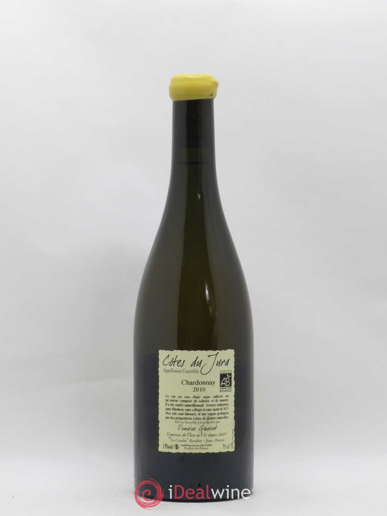 Côtes du Jura Grusse en Billat Jean-François Ganevat (Domaine) 2010 - Lot de 1 bouteille - 1