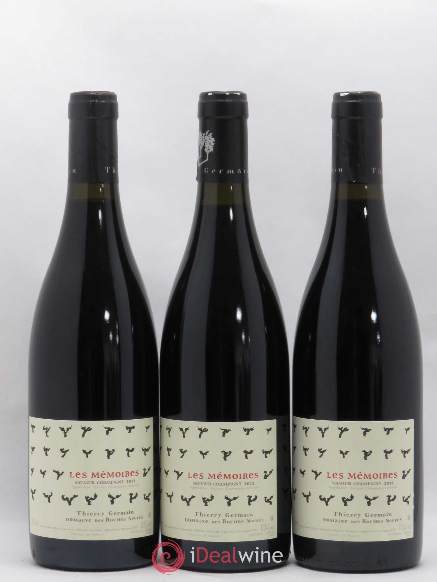 Saumur-Champigny Les Mémoires Domaine des Roches Neuves - Thierry Germain 2012 - Lot de 6 bouteilles - 2