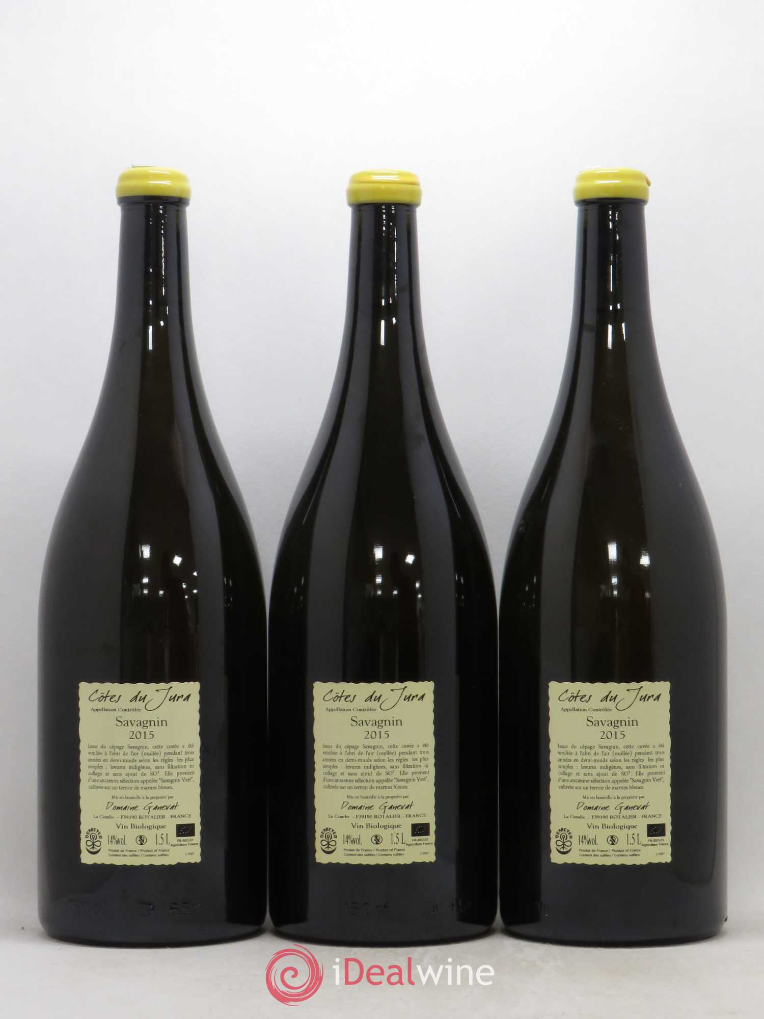 Côtes du Jura Les Chalasses Marnes Bleues Jean-François Ganevat (Domaine) 2015 - Lot de 3 magnums - 1