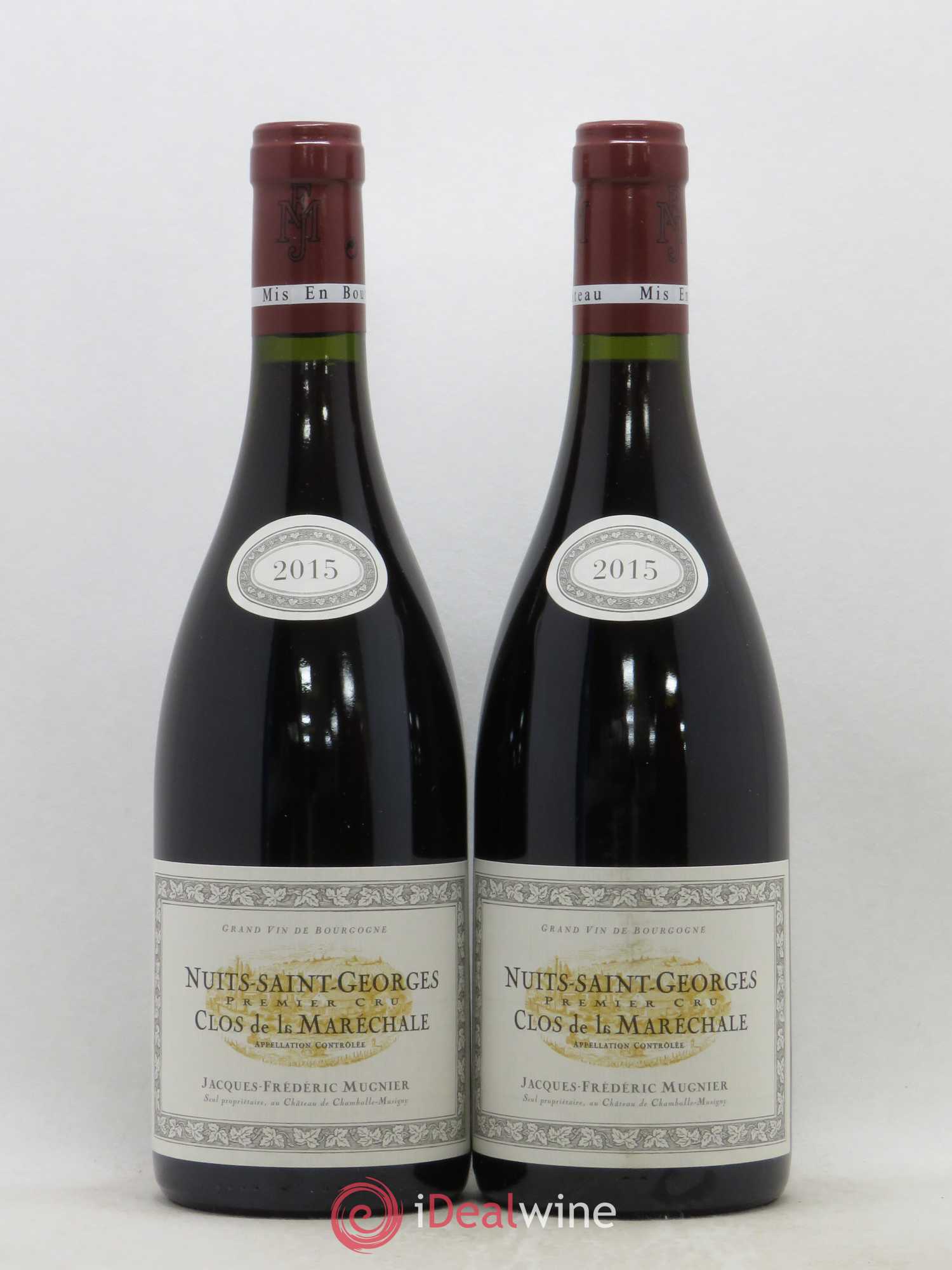 Nuits-Saint-Georges 1er Cru Clos de La Maréchale Jacques-Frédéric Mugnier 2015 - Lot de 2 bouteilles - 0
