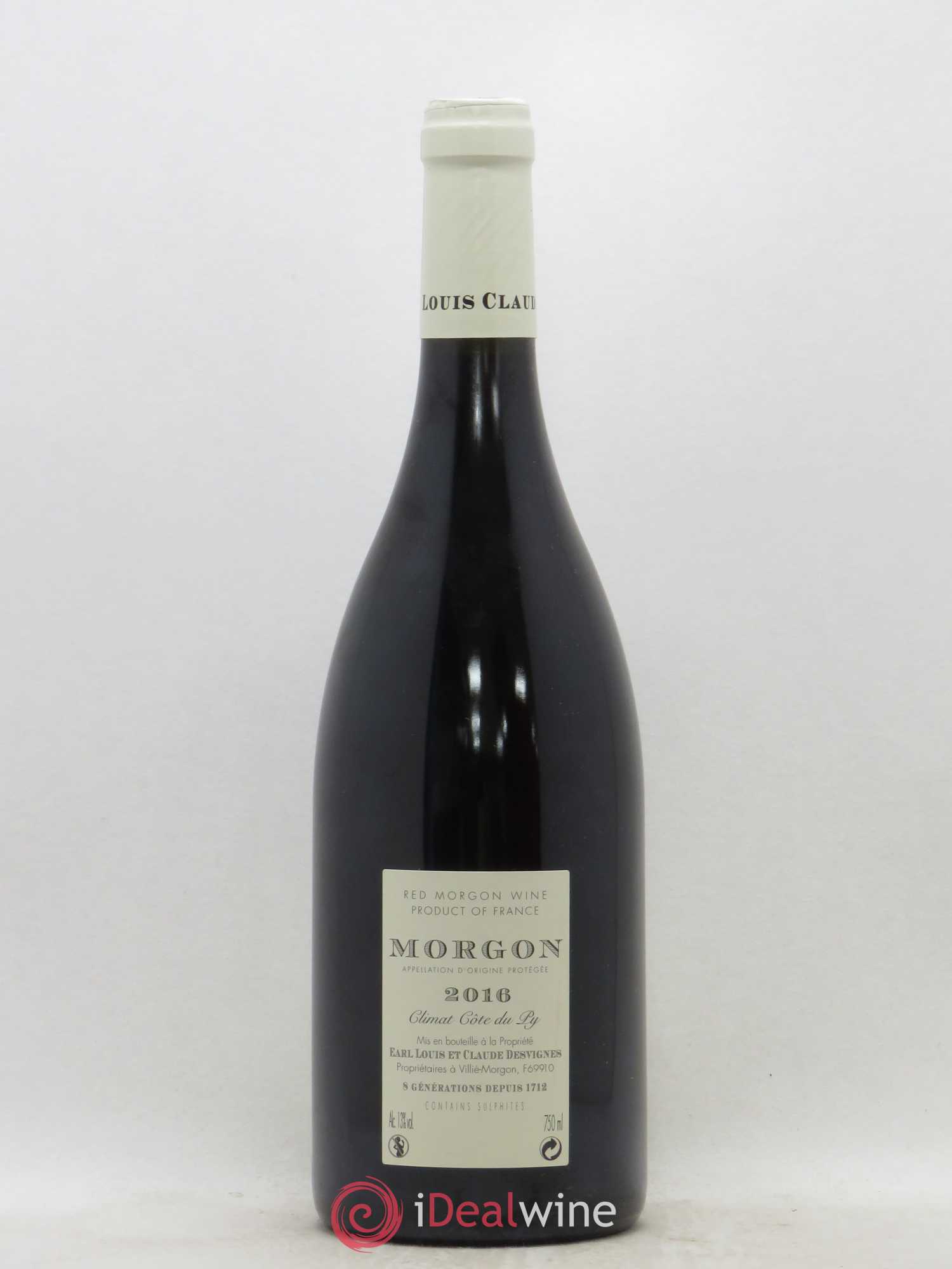 Morgon Côte de Py Javernières Louis-Claude Desvignes 2016 - Posten von 1 Flasche - 1