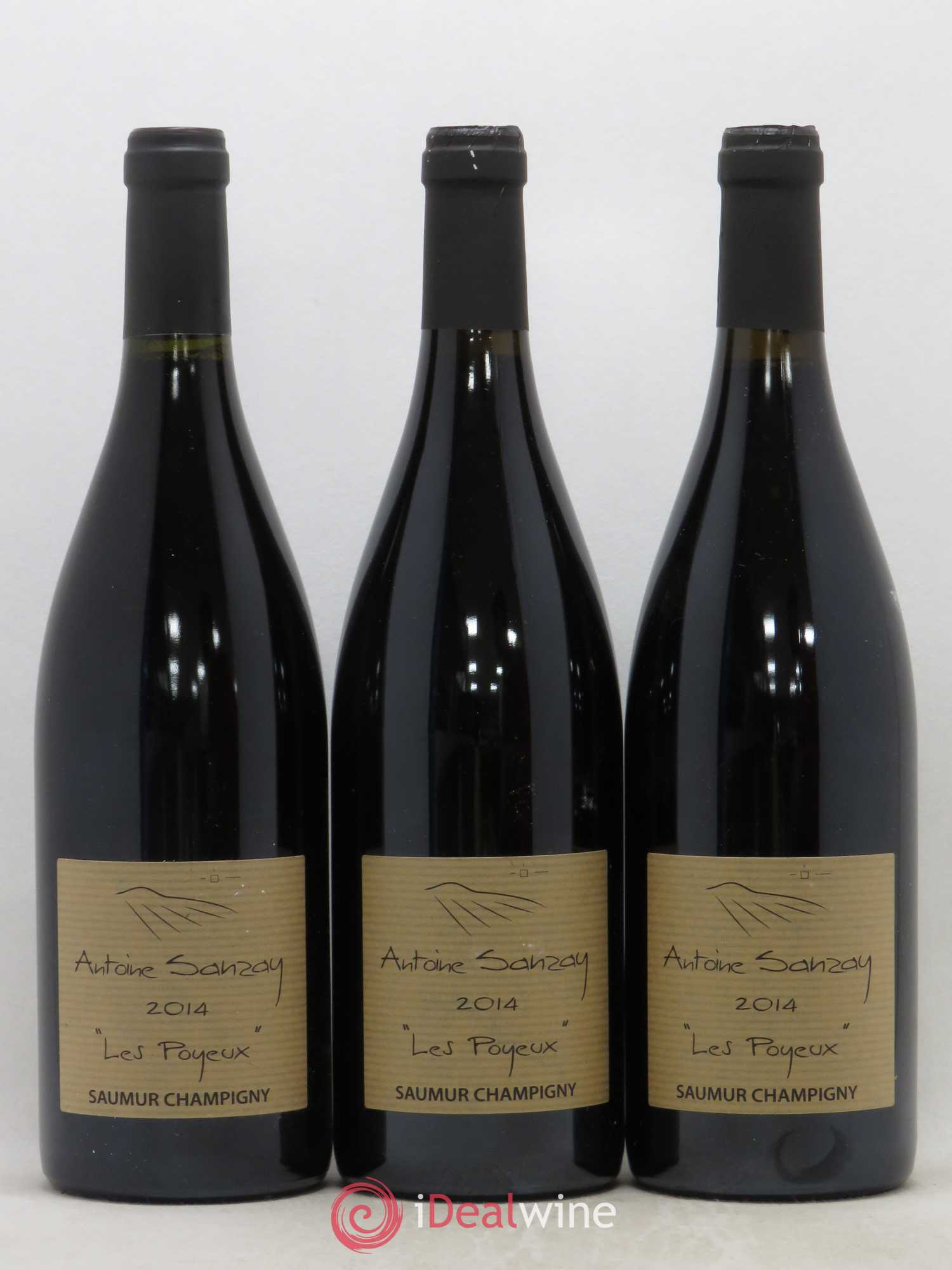 Saumur-Champigny Les Poyeux Antoine Sanzay 2014 - Lotto di 3 bottiglie - 0