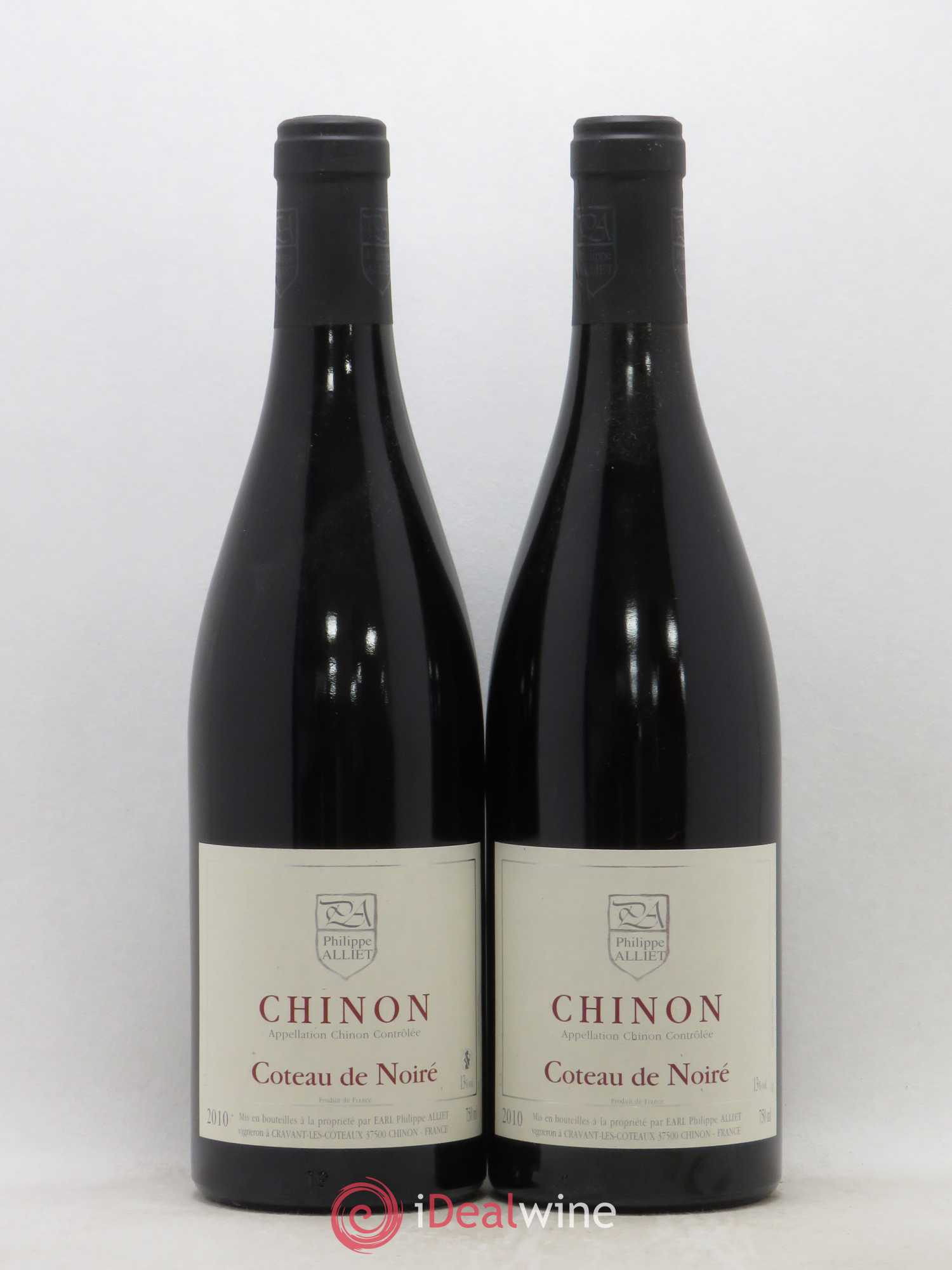 Chinon Coteau de Noiré Philippe Alliet 2010 - Lot de 2 bouteilles - 0