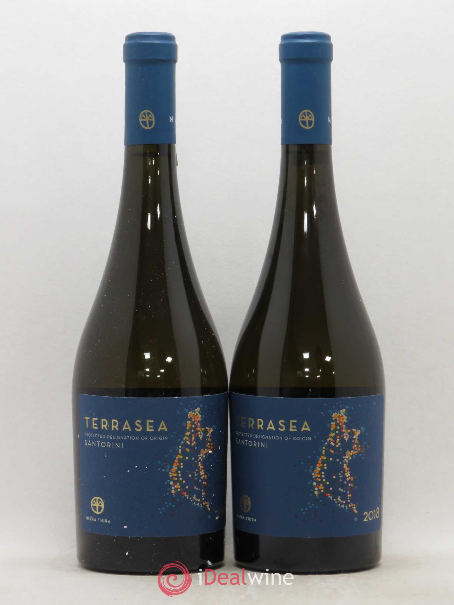 Vins Etrangers Santorini Terrasea Mikra Thira 2018 - Posten von 2 Flaschen - 0
