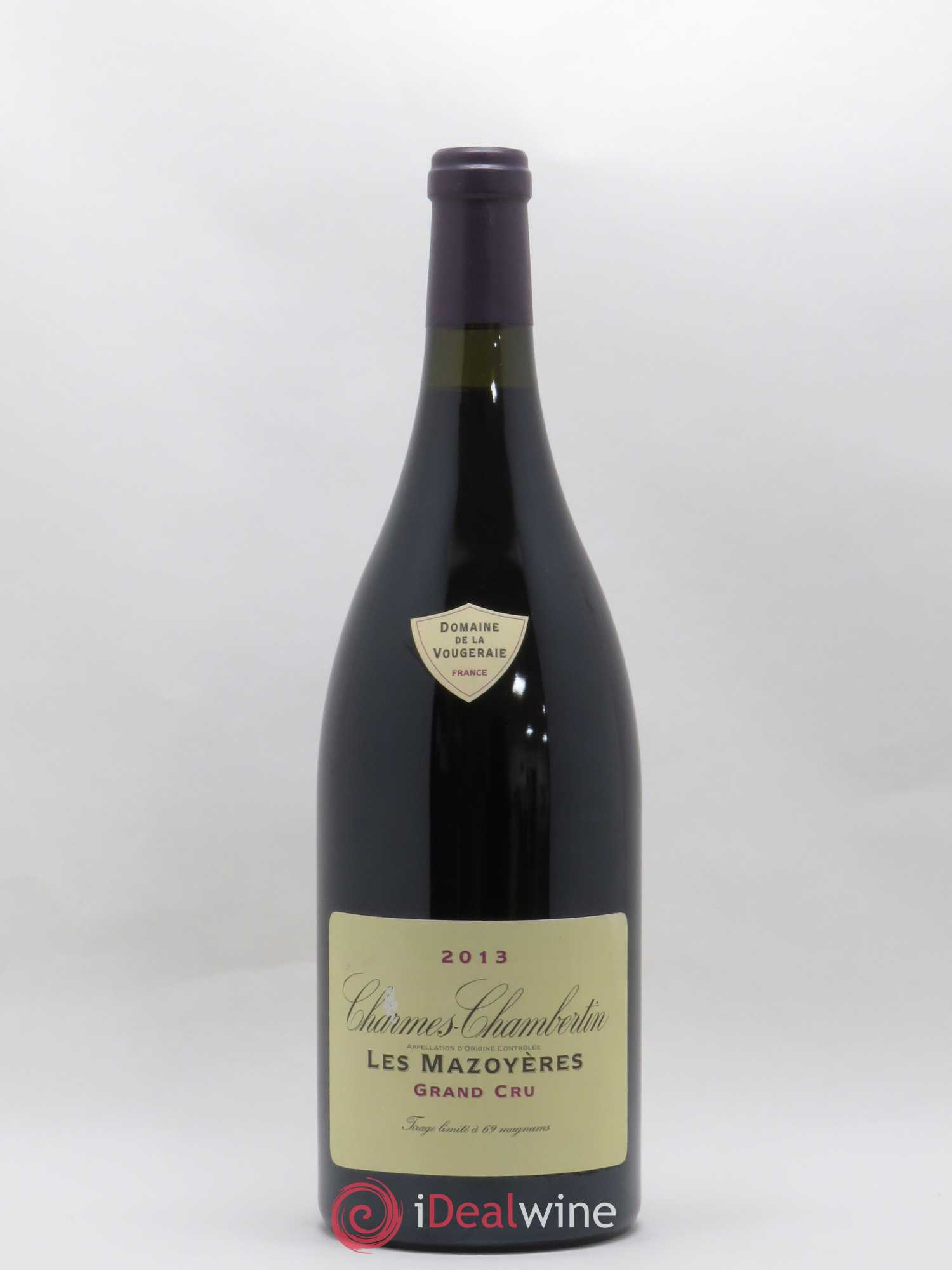 Charmes-Chambertin Grand Cru Les Mazoyères La Vougeraie 2013 - Lot de 1 magnum - 0