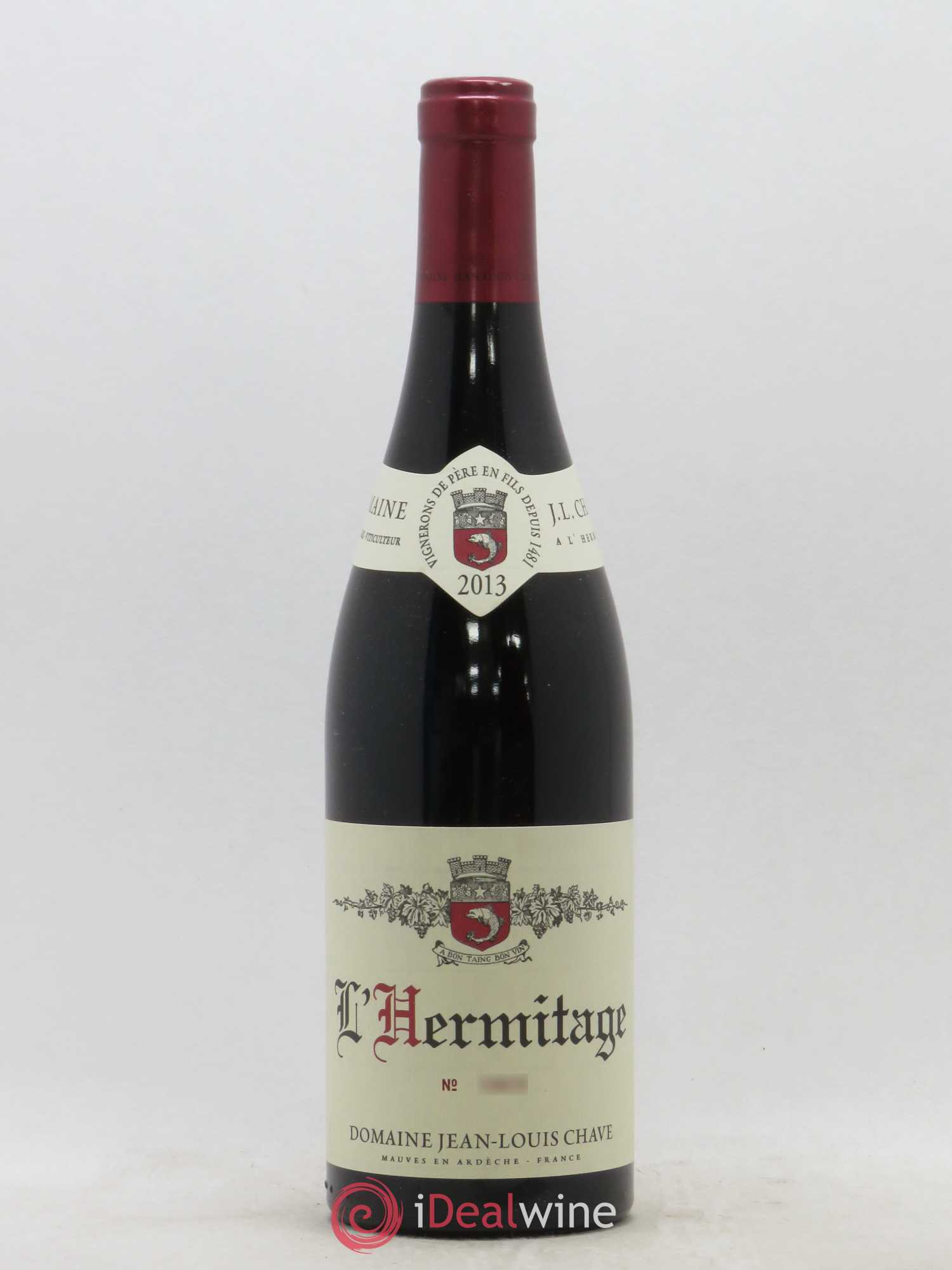 Hermitage Jean-Louis Chave 2013 - Lot de 1 bouteille - 0