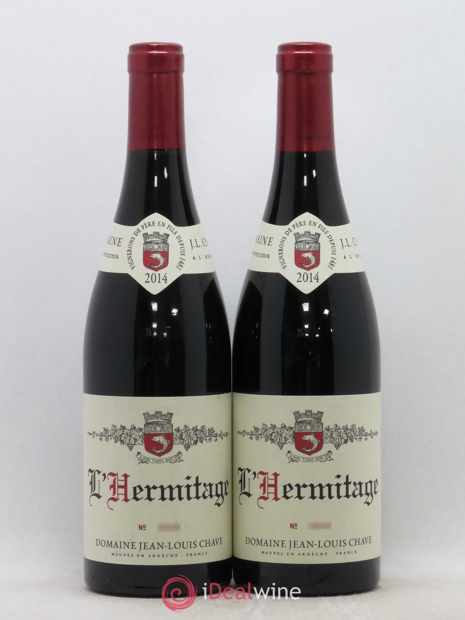 Hermitage Jean-Louis Chave 2014 - Lot de 2 bouteilles - 0