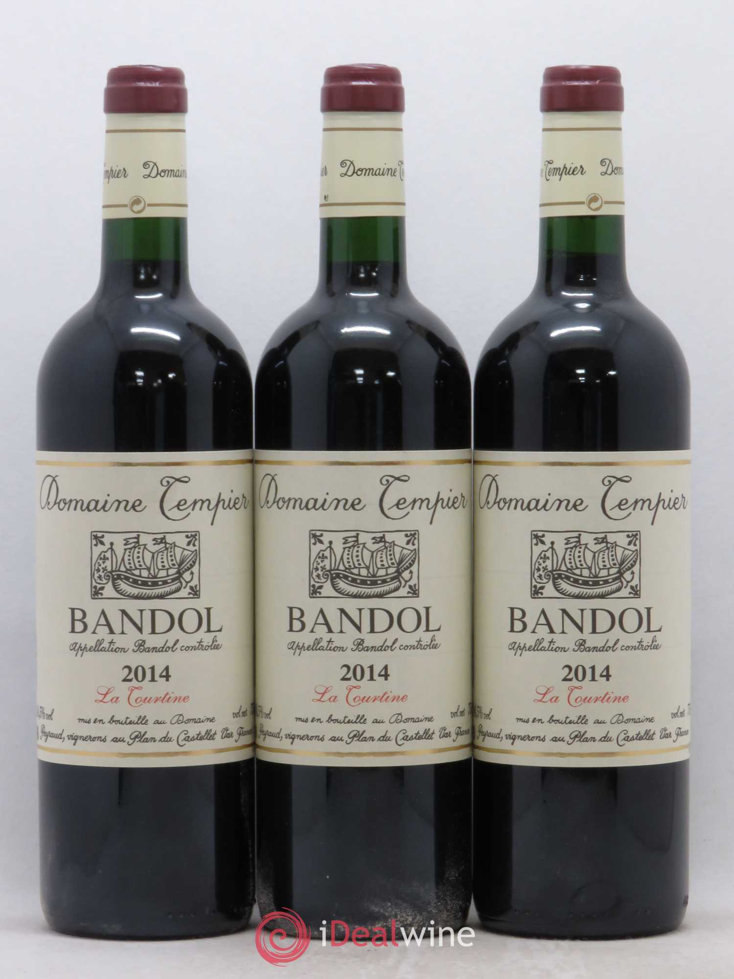 Bandol Domaine Tempier La Tourtine Famille Peyraud 2014 - Lot de 3 bouteilles - 0