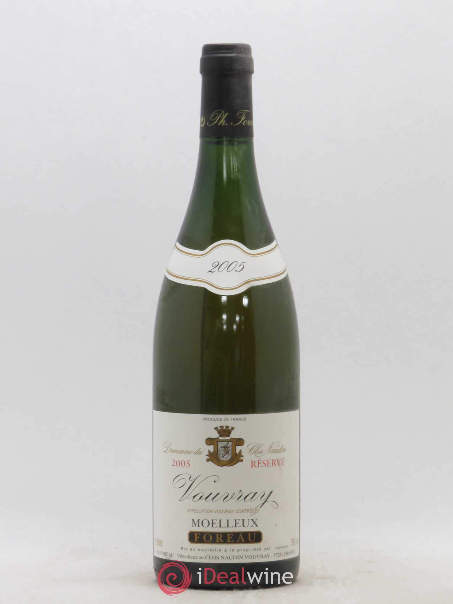 Vouvray Moelleux Réserve Clos Naudin - Philippe Foreau 2005 - Lotto di 1 bottiglia - 0