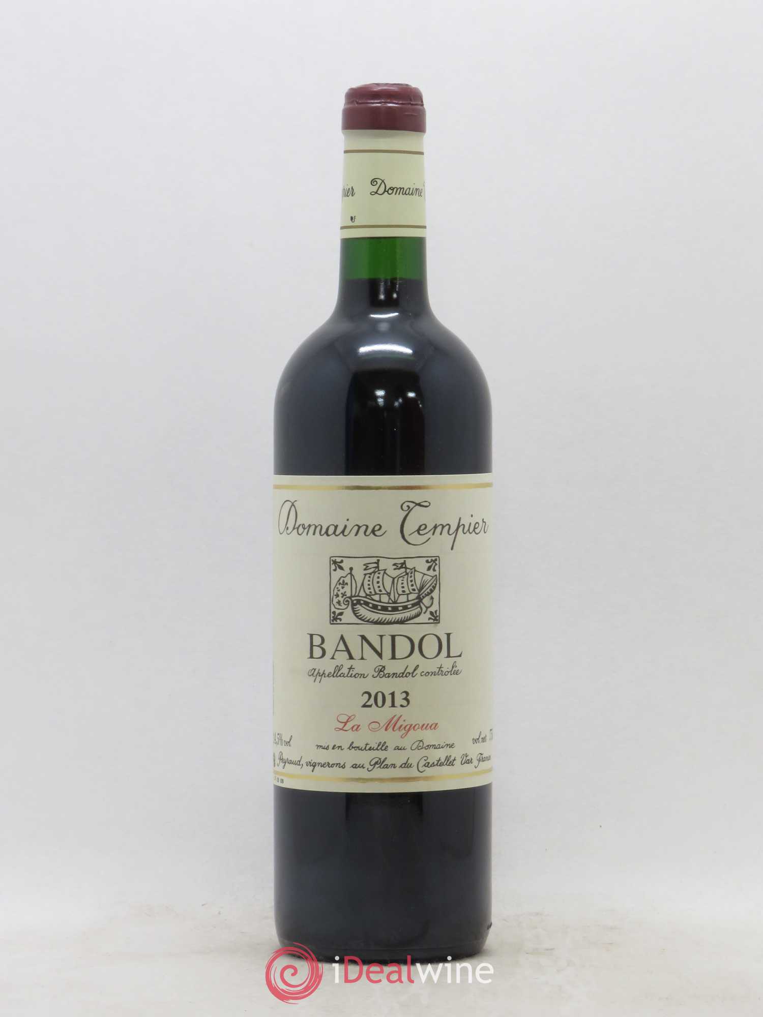Bandol Domaine Tempier Cuvée La Migoua Famille Peyraud 2013 - Lot de 1 bouteille - 0
