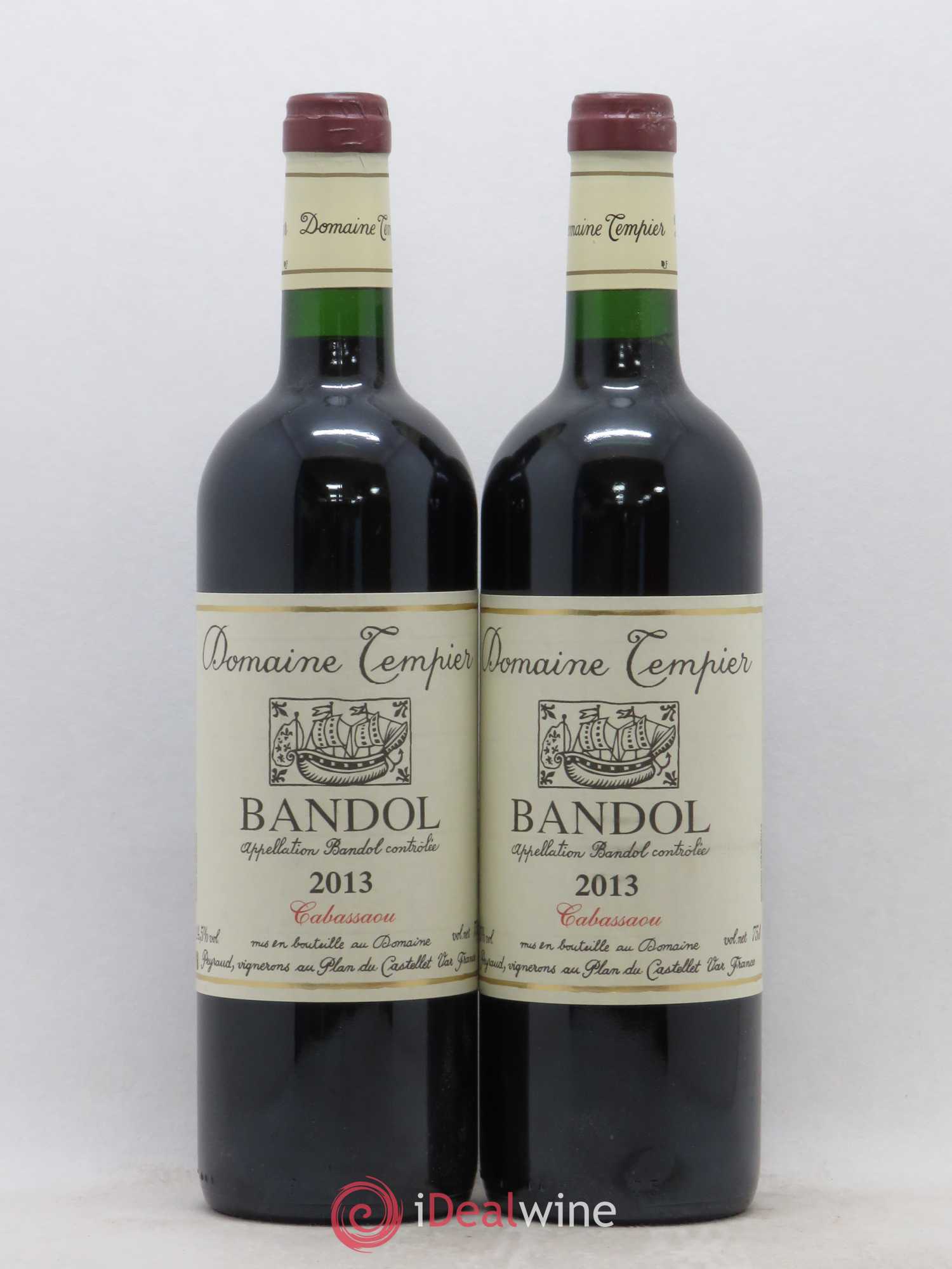 Bandol Domaine Tempier Cuvée Cabassaou Famille Peyraud 2013 - Lot de 2 bouteilles - 0