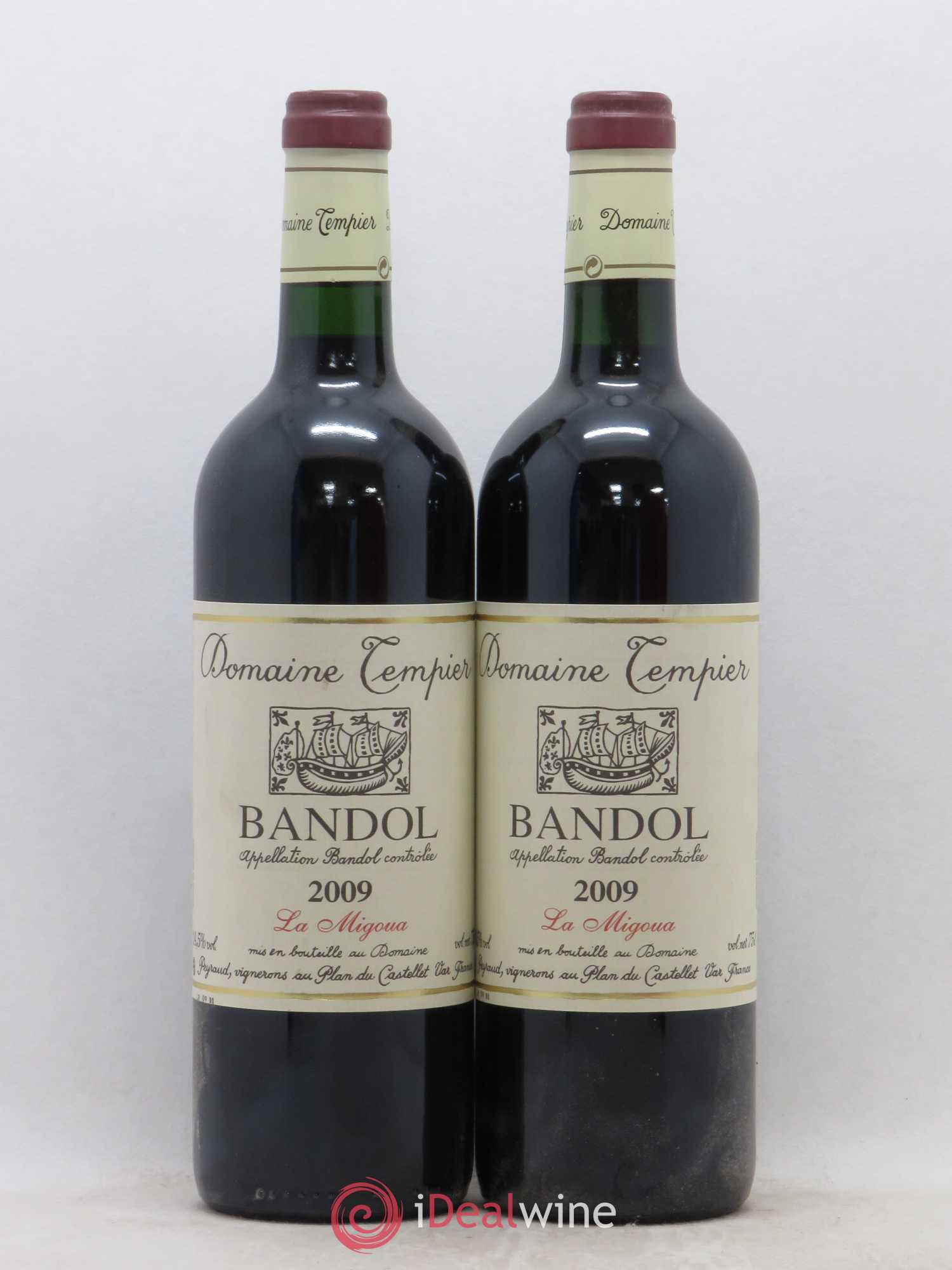 Bandol Domaine Tempier Cuvée La Migoua Famille Peyraud 2009 - Lot de 2 bouteilles - 0
