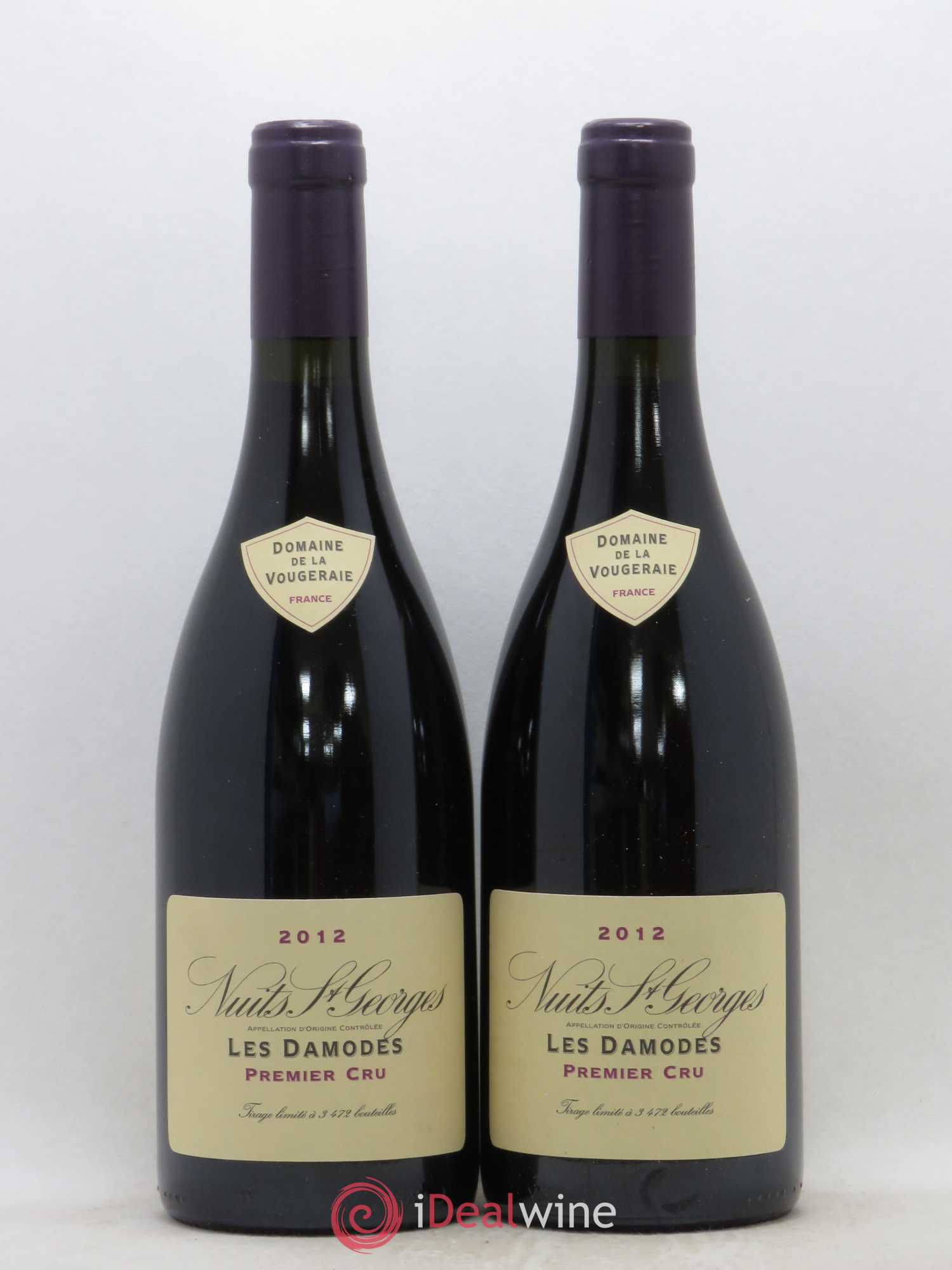 Nuits-Saint-Georges 1er Cru Les Damodes La Vougeraie 2012 - Lot de 2 bouteilles - 0