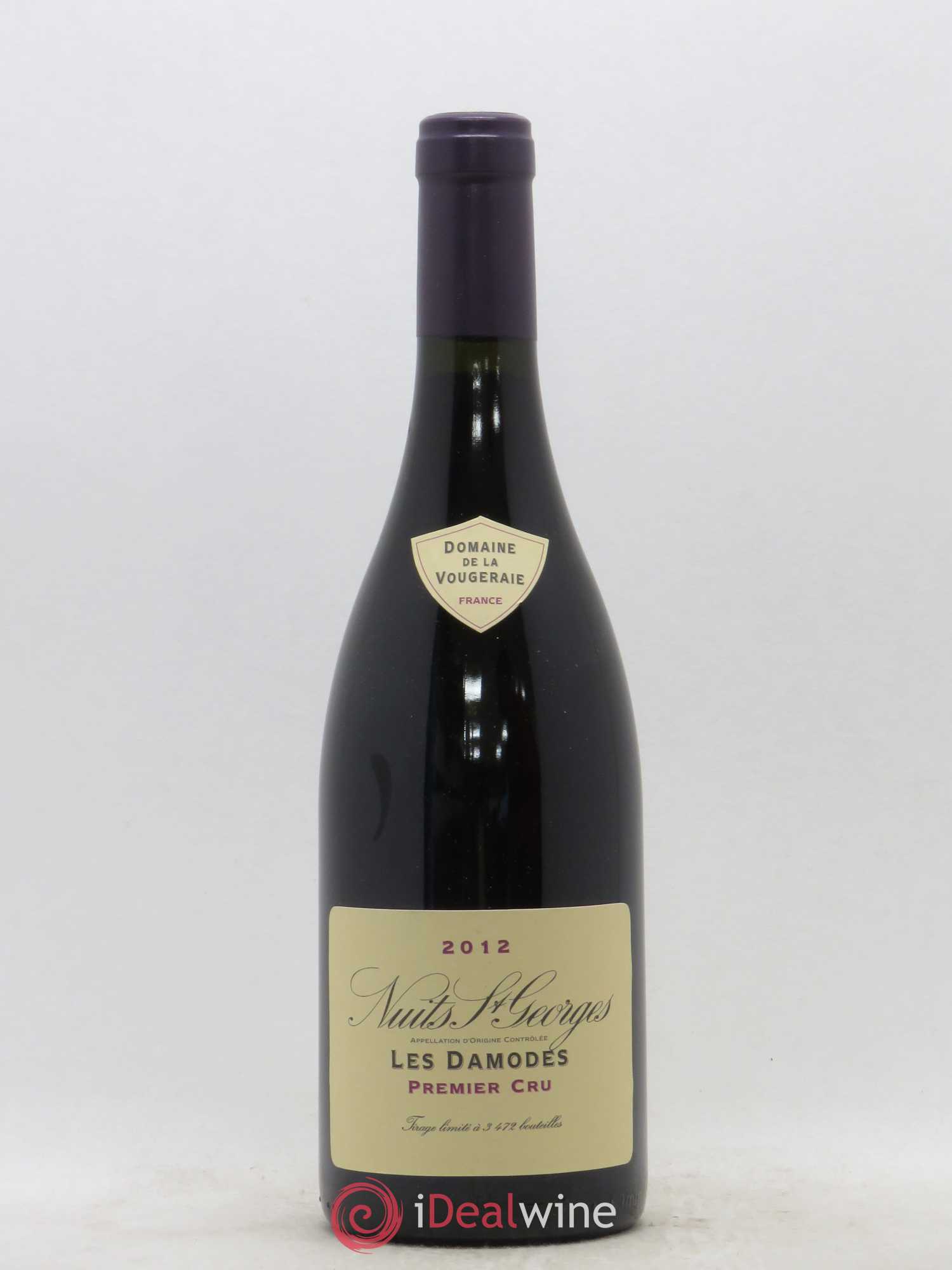 Nuits-Saint-Georges 1er Cru Les Damodes La Vougeraie 2012 - Lot de 1 bouteille - 0