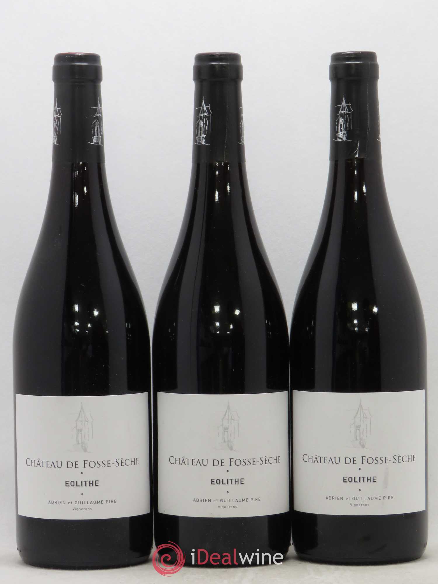Saumur Eolithe Château de Fosse-Sèche 2011 - Lot de 3 bouteilles - 0