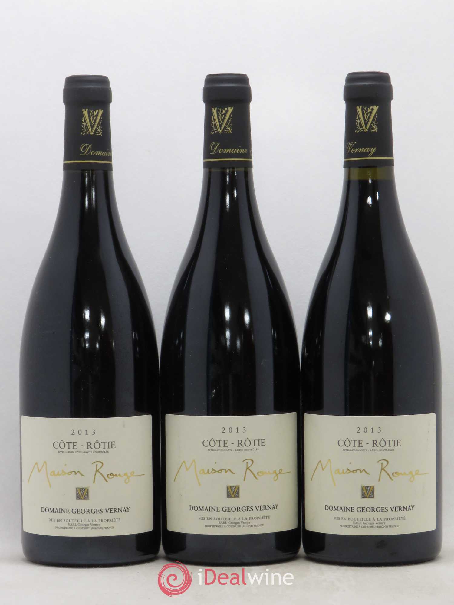 Côte-Rôtie Maison Rouge Georges Vernay 2013 - Lot de 3 bouteilles - 0