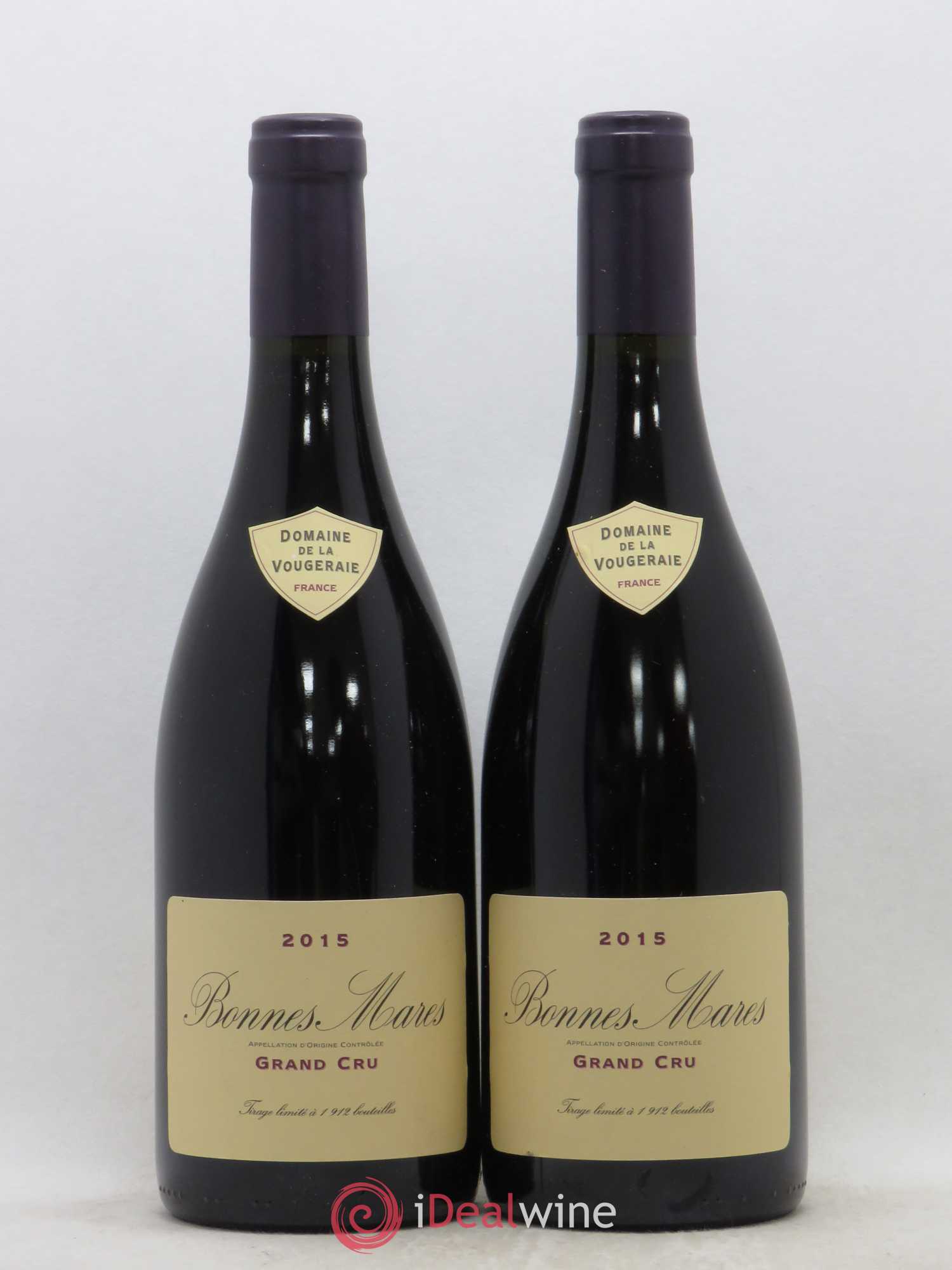 Bonnes-Mares Grand Cru La Vougeraie 2015 - Lot de 2 bouteilles - 0