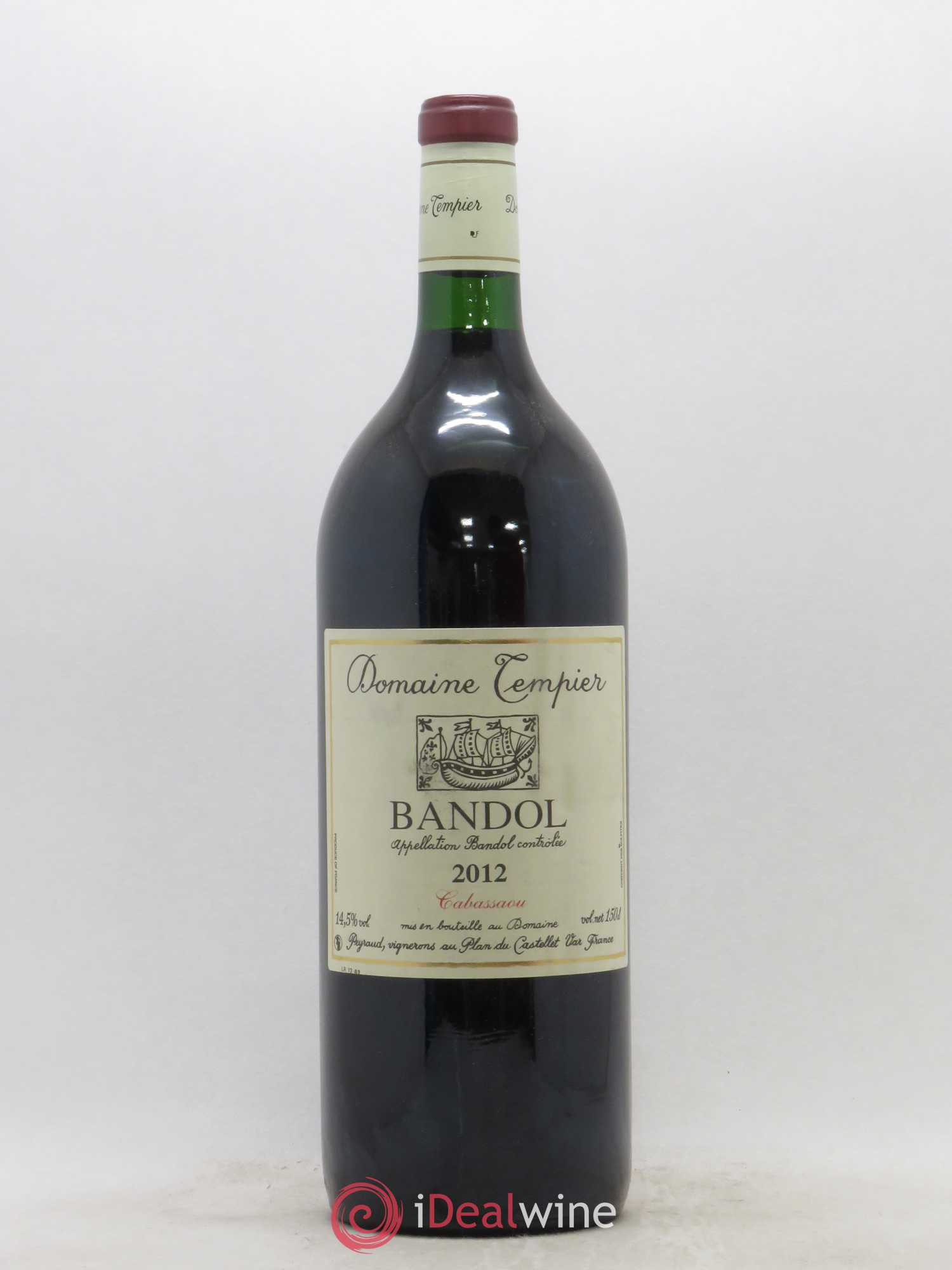 Bandol Domaine Tempier Cuvée Cabassaou Famille Peyraud 2012 - Lot de 1 magnum - 0