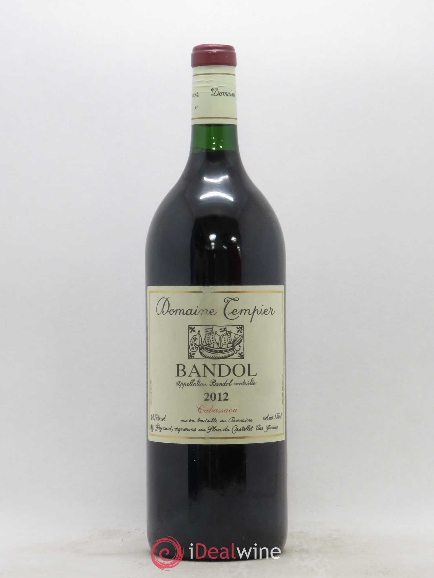 Bandol Domaine Tempier Cuvée Cabassaou Famille Peyraud 2012 - Lot de 1 magnum - 0