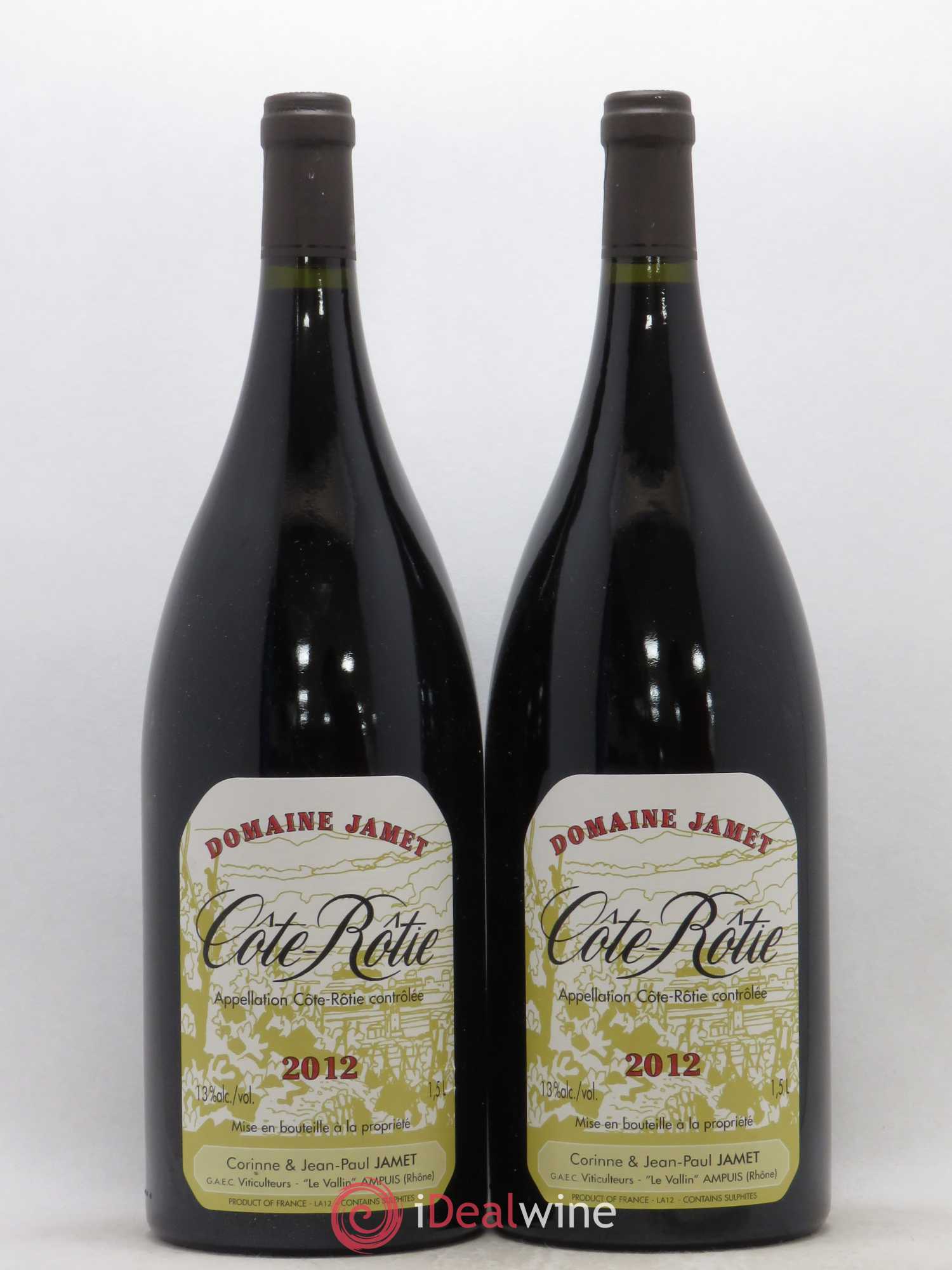 Côte-Rôtie Jamet (Domaine) 2012 - Lot de 2 magnums - 0