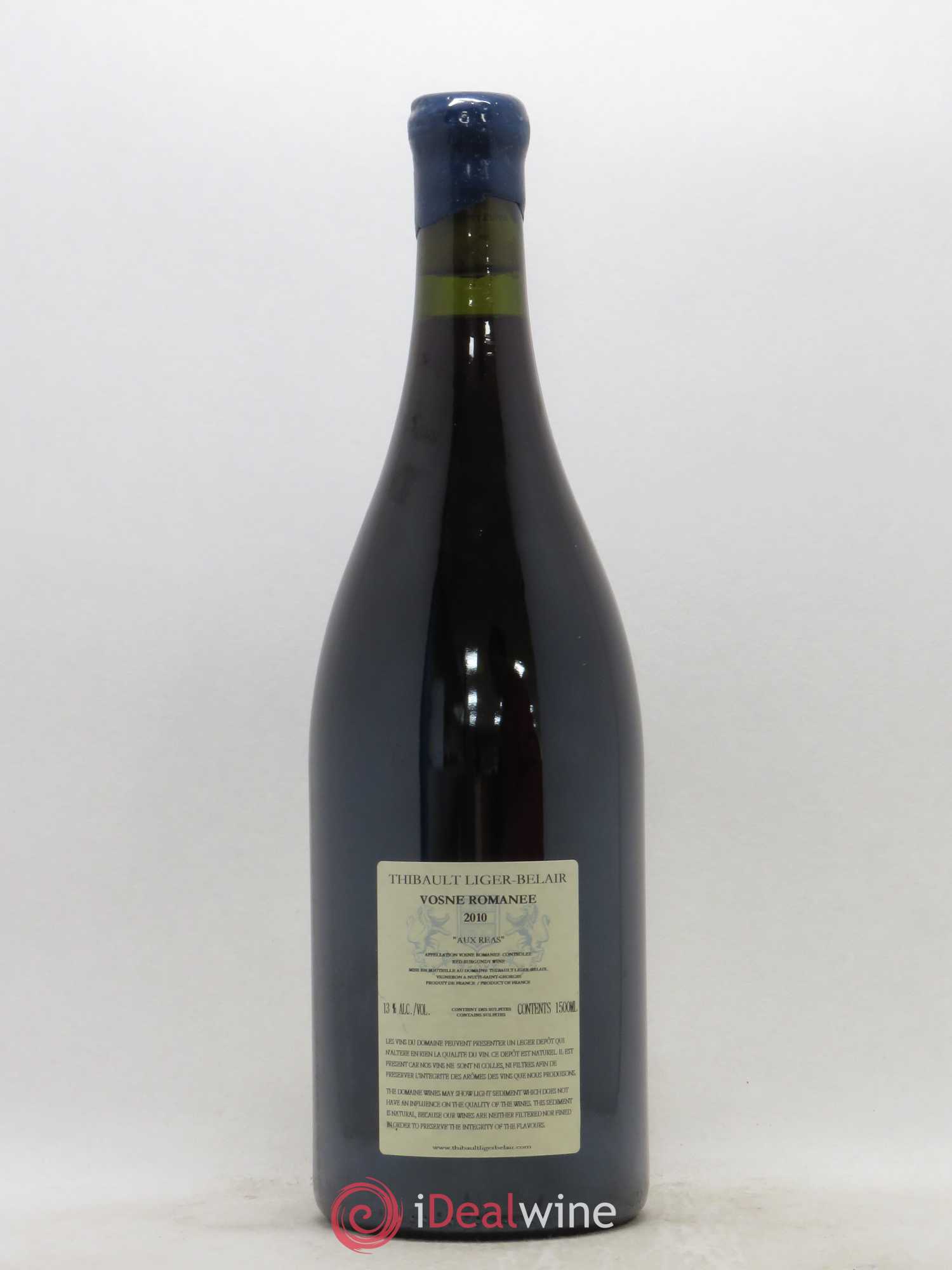 Vosne-Romanée Aux Réas Thibault Liger-Belair 2010 - Lot de 1 magnum - 1