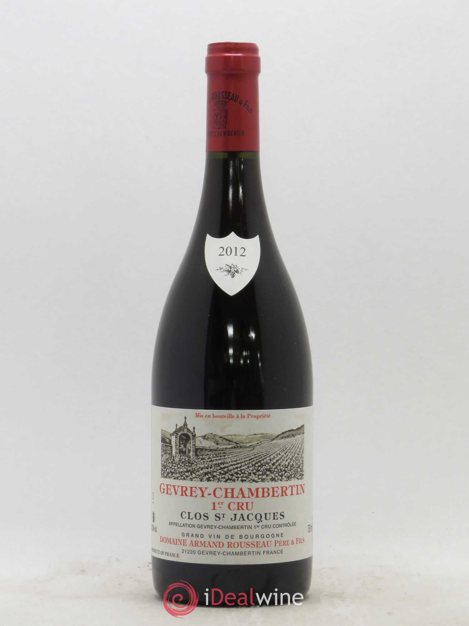 Gevrey-Chambertin 1er Cru Clos Saint-Jacques Armand Rousseau (Domaine) 2012 - Lot de 1 bouteille - 0