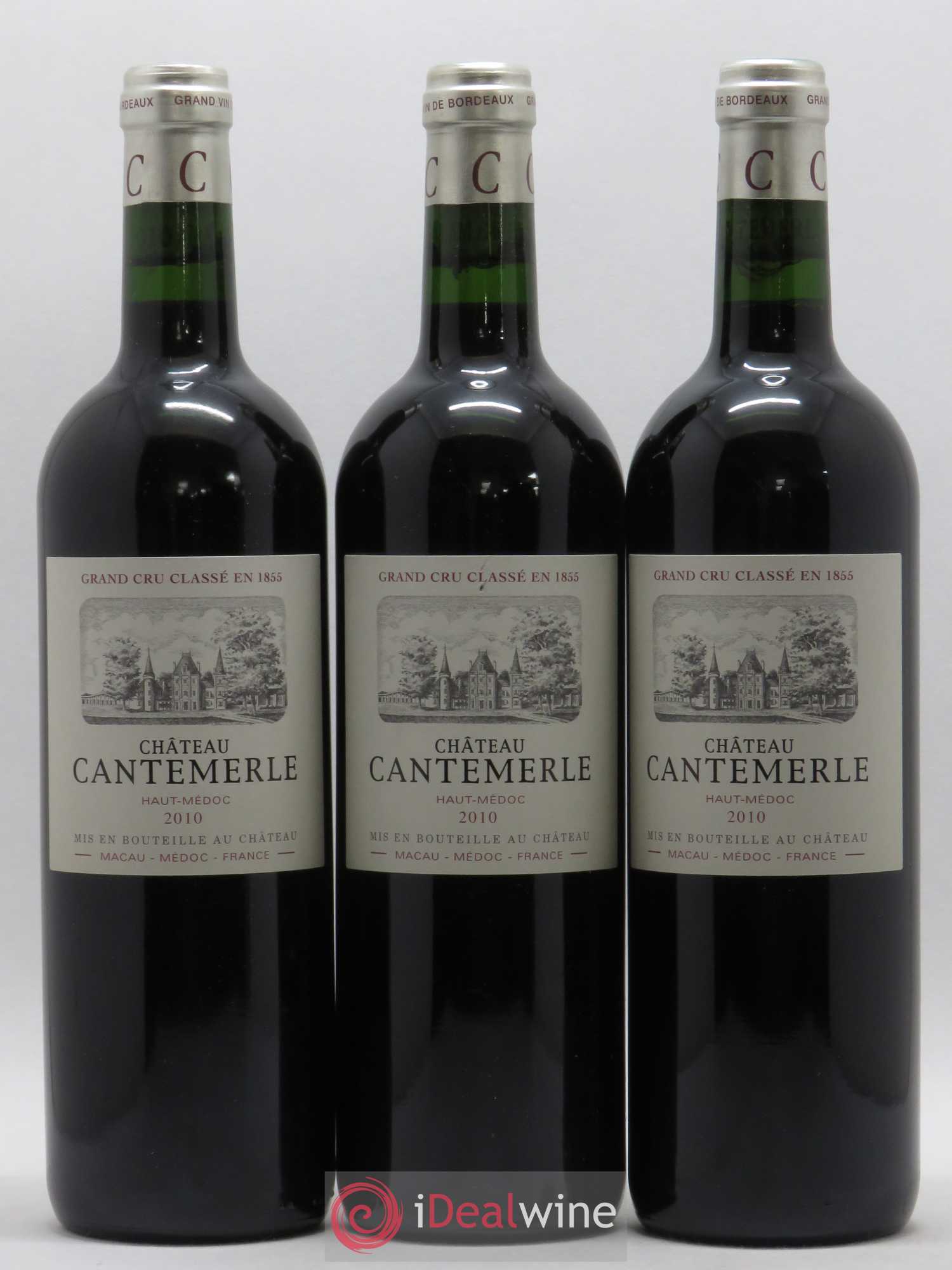 Château Cantemerle 5ème Grand Cru Classé 2010 - Lot de 6 bouteilles - 1