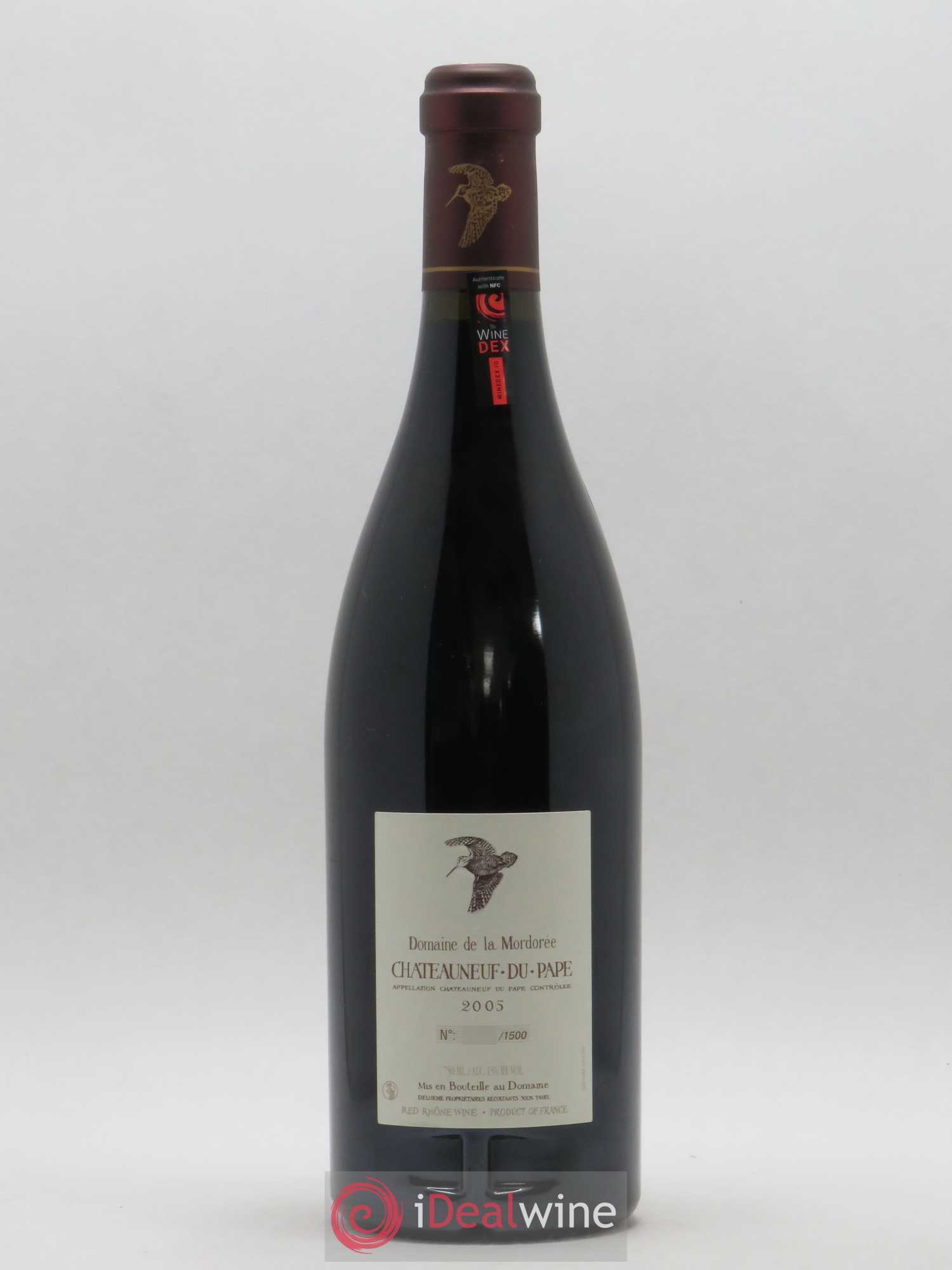 Châteauneuf-du-Pape La Plume du Peintre La Mordorée (Domaine de) 2005 - Lot de 1 bouteille - 1