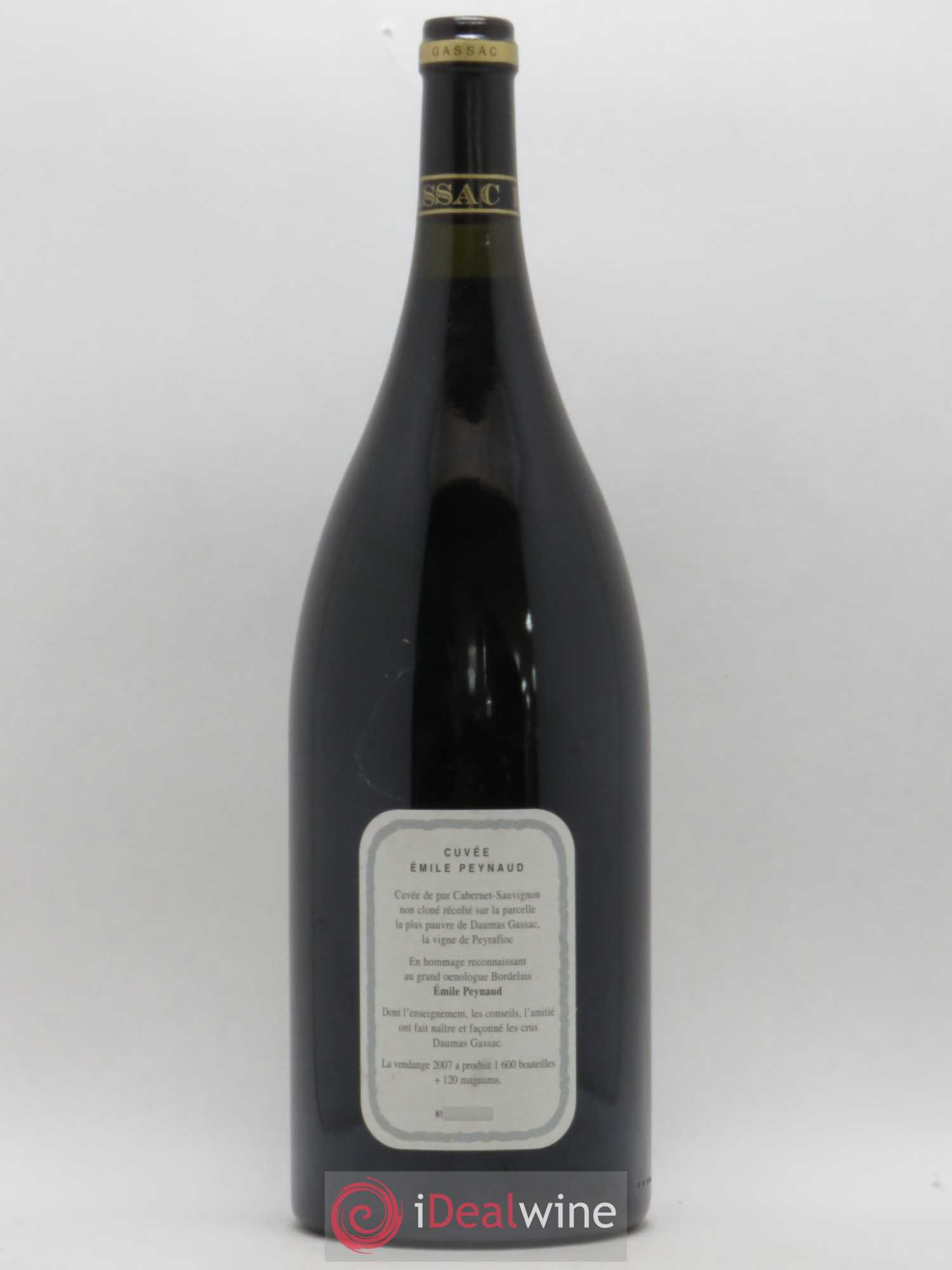 IGP Pays d'Hérault Mas de Daumas Gassac Cuvée Emile Peynaud Famille Guibert de La Vaissière 2007 - Lot of 1 magnum - 1