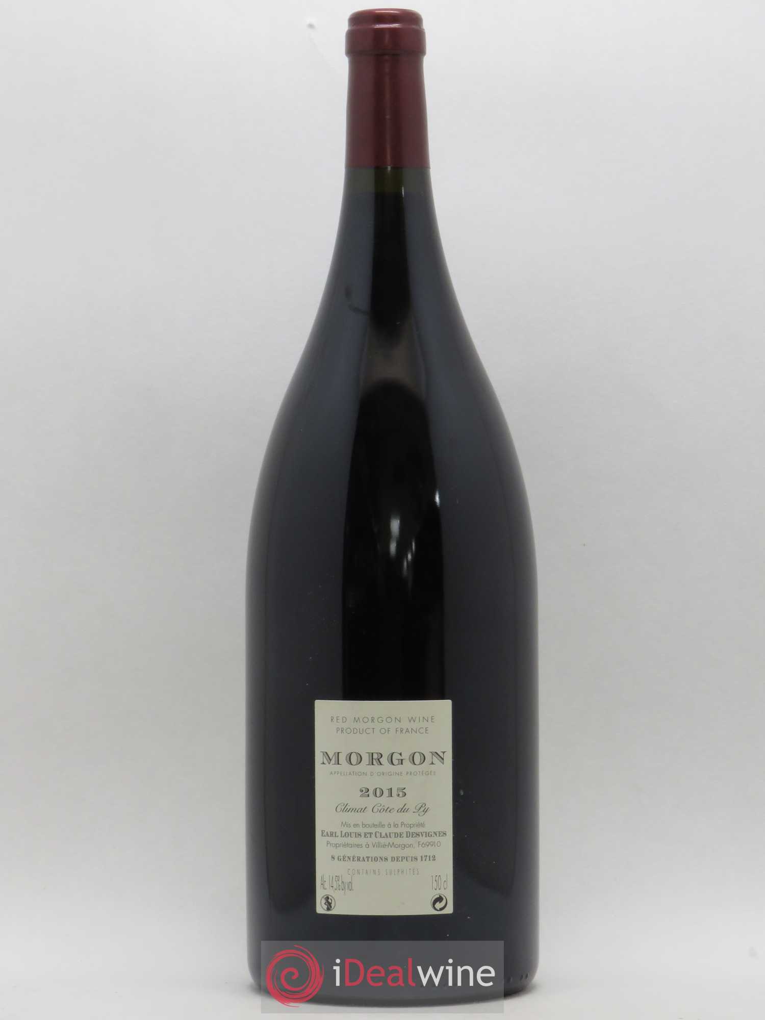 Morgon Côte de Py Javernières Louis-Claude Desvignes 2015 - Lot de 1 magnum - 1