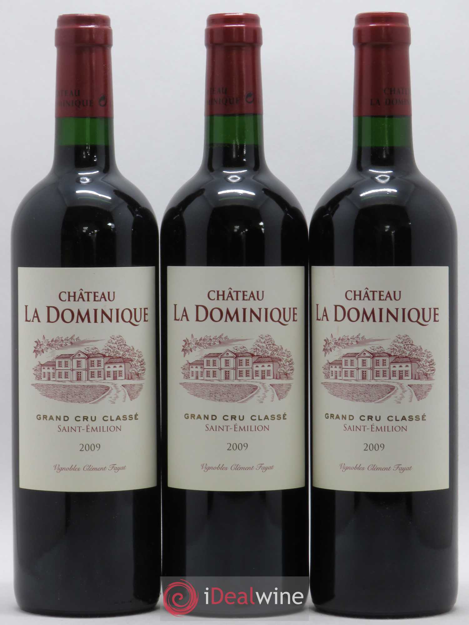 Château la Dominique Grand Cru Classé 2009 - Lot de 6 bouteilles - 1