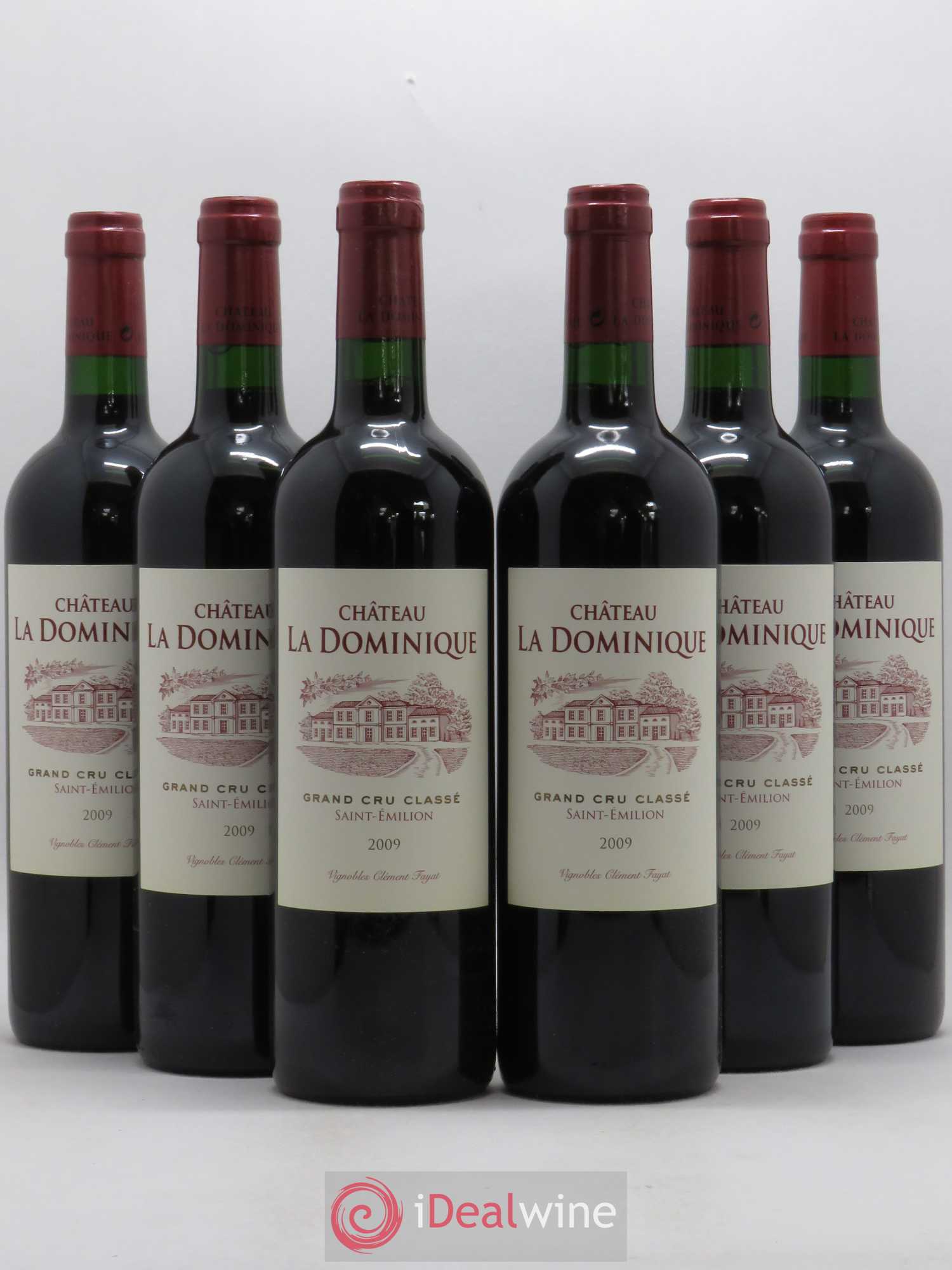 Château la Dominique Grand Cru Classé 2009 - Lot de 6 bouteilles - 0
