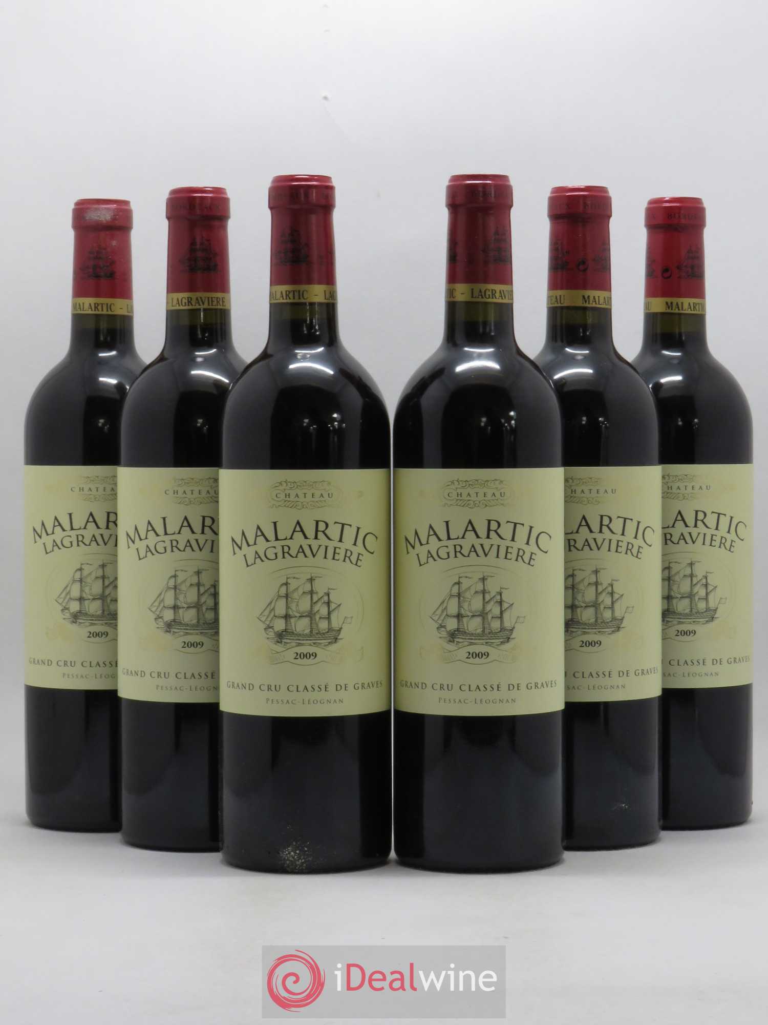 Château Malartic-Lagravière Cru Classé de Graves 2009 - Lot de 6 bouteilles - 0