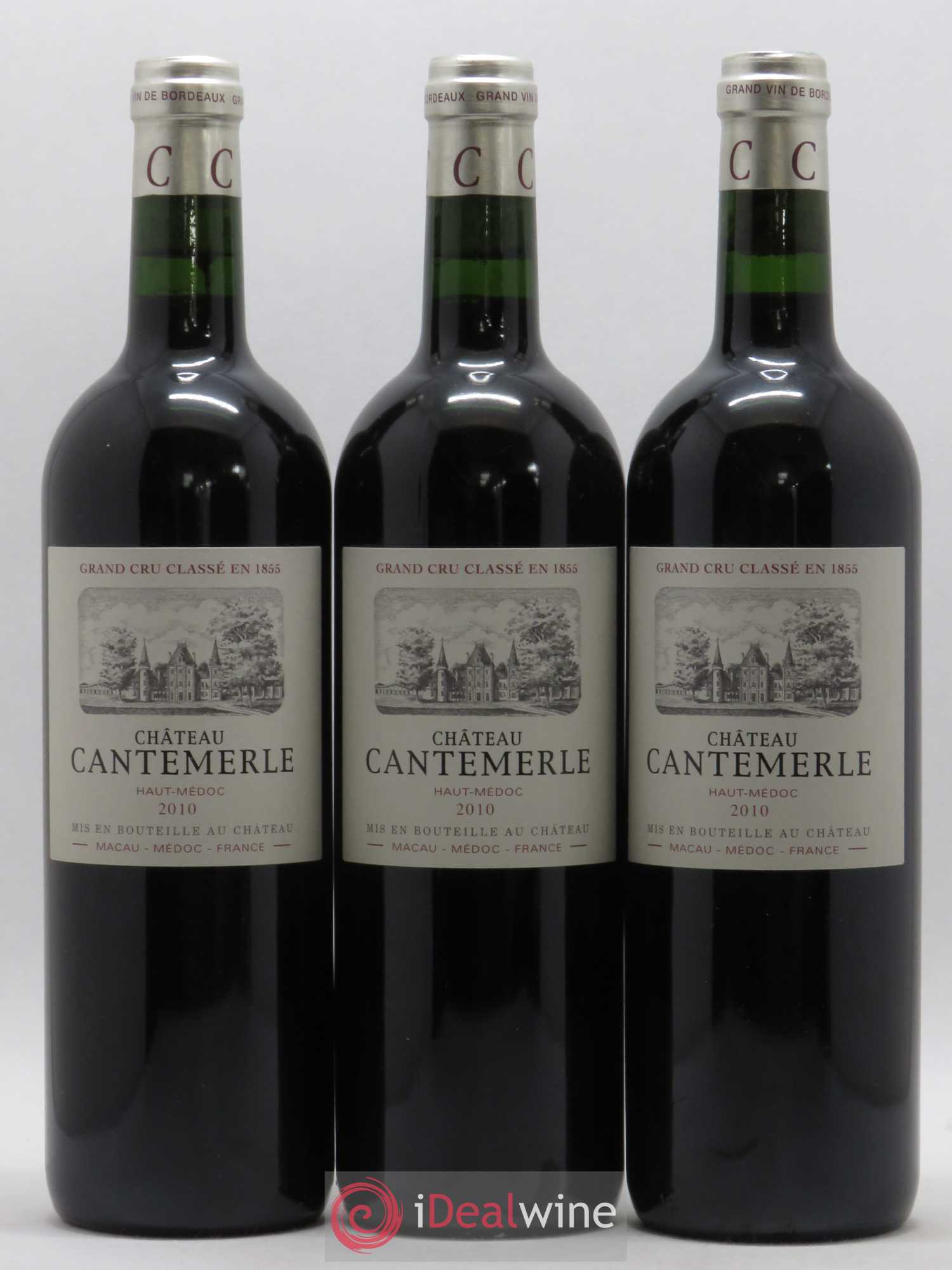 Château Cantemerle 5ème Grand Cru Classé 2010 - Lot de 6 bouteilles - 1