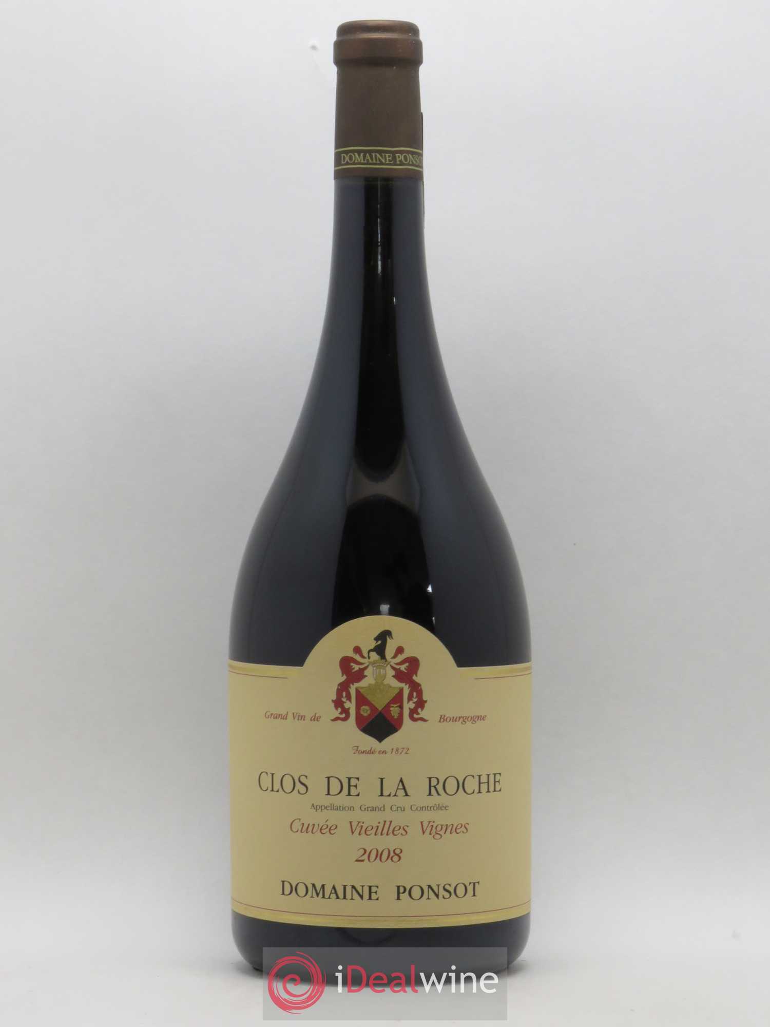Clos de la Roche Grand Cru Vieilles Vignes Ponsot (Domaine) 2008 - Lot de 1 magnum - 0