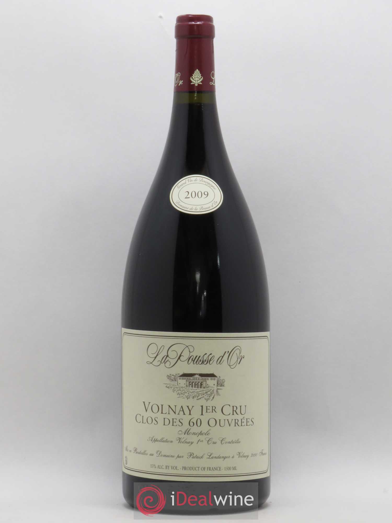 Volnay 1er Cru Clos des 60 ouvrées La Pousse d'Or (Domaine de) 2009 - Lot de 1 magnum - 0