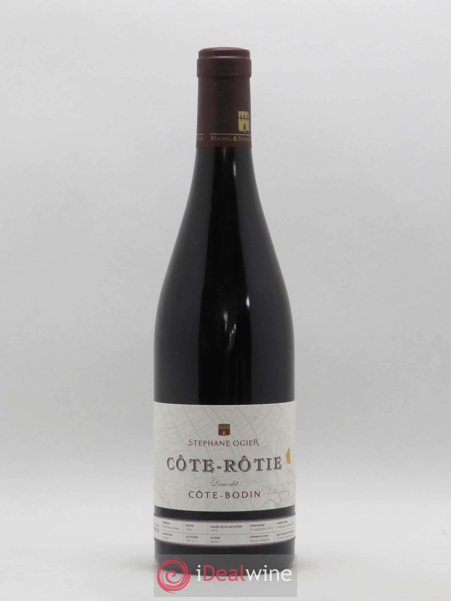 Côte-Rôtie Côte Bodin Stéphane Ogier 2012 - Lot de 1 bouteille - 0