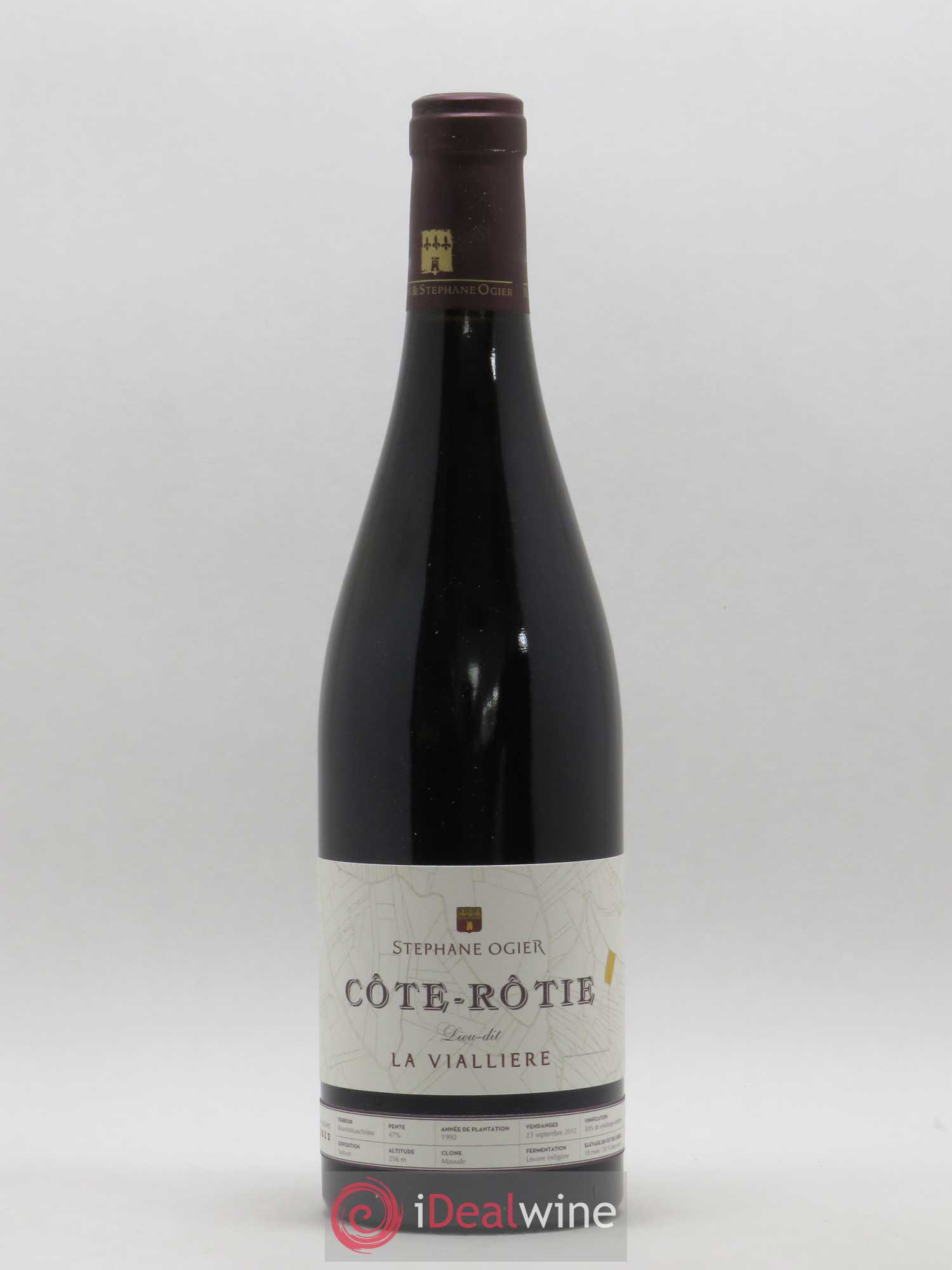 Côte-Rôtie Viallière Stéphane Ogier 2012 - Lot de 1 bouteille - 0