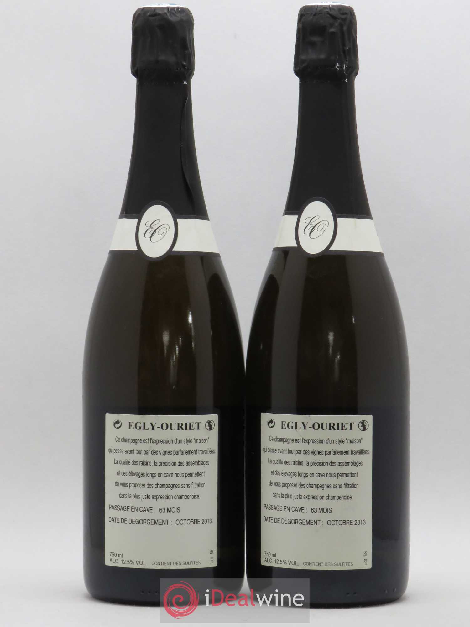 Blanc de Noirs Les Crayères Vieilles vignes Egly-Ouriet - Lot de 2 bouteilles - 1