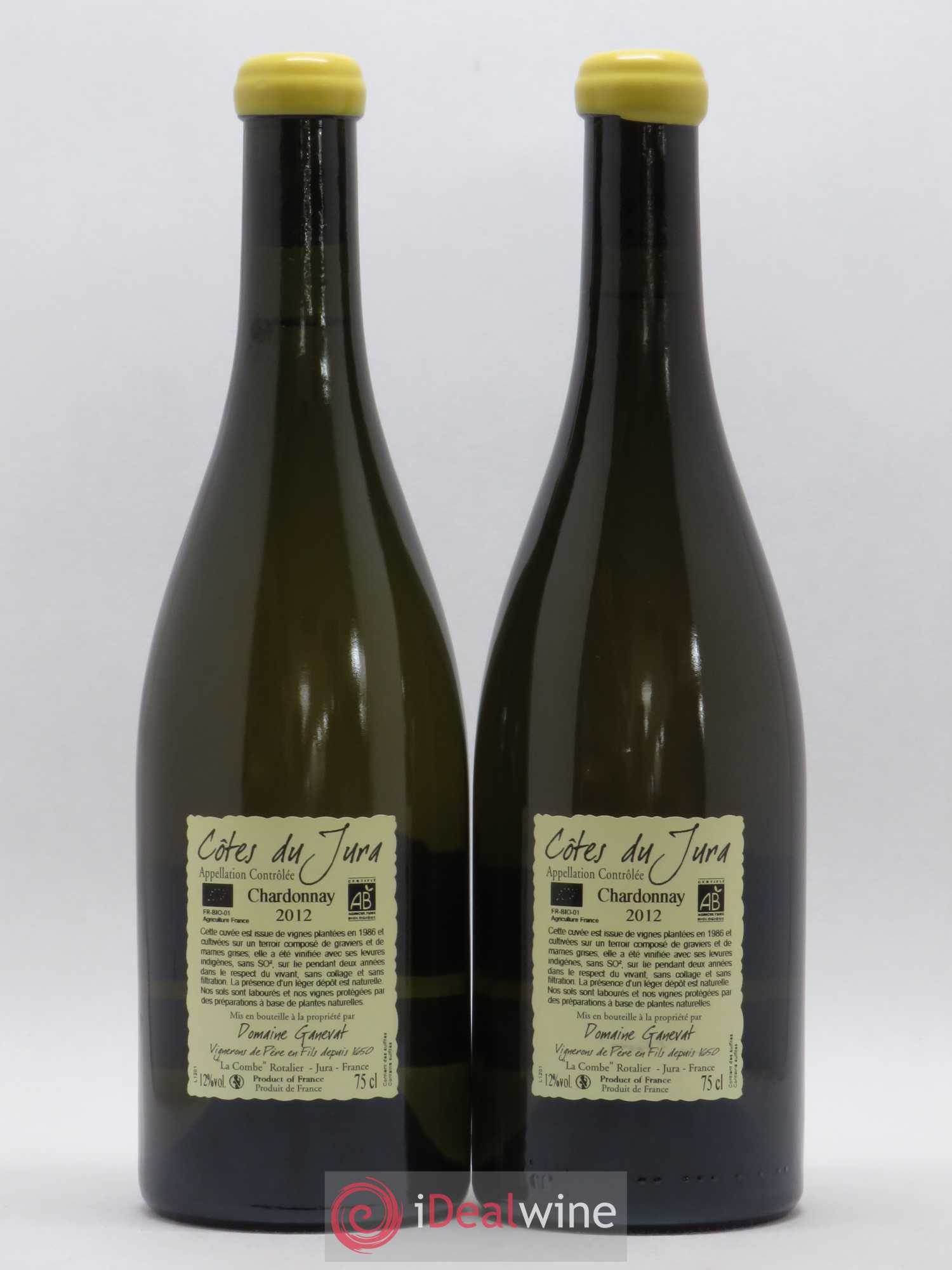 Côtes du Jura Cuvée Florine Jean-François Ganevat (Domaine) 2012 - Lot de 2 bouteilles - 1