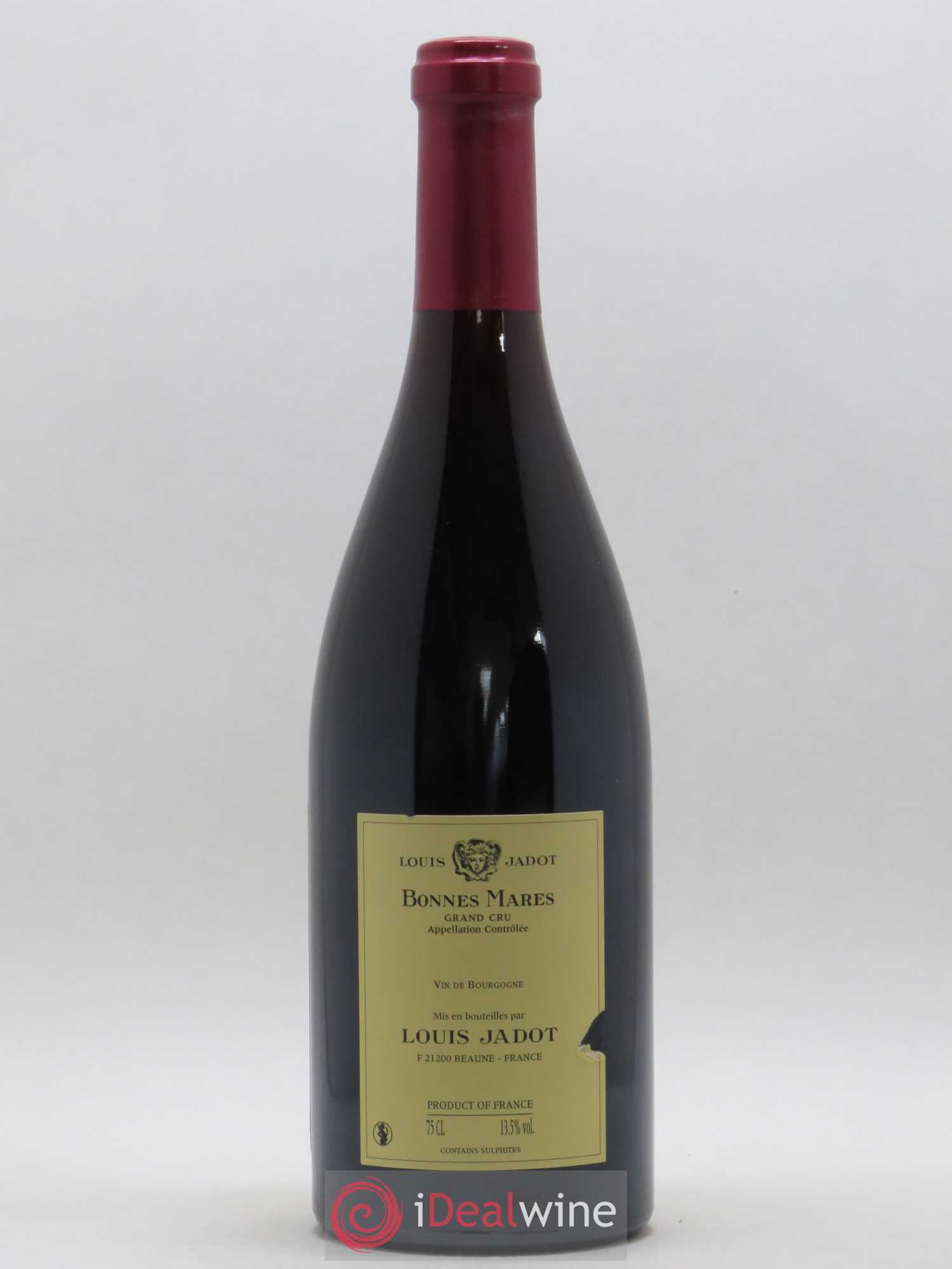 Bonnes-Mares Grand Cru Domaine Louis Jadot 2010 - Lot de 1 bouteille - 1