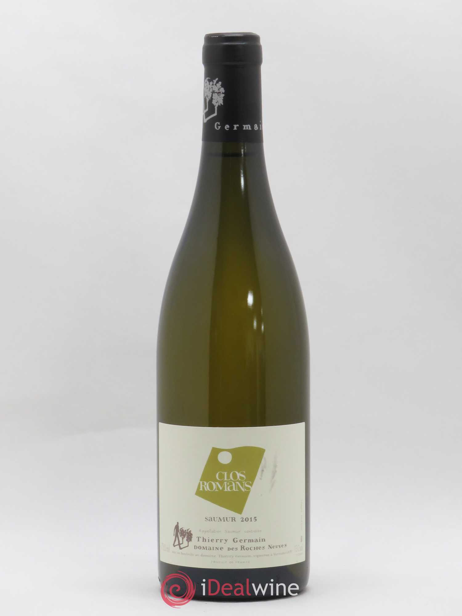 Saumur Clos Romans Domaine des Roches Neuves - Thierry Germain 2015 - Lot de 1 bouteille - 0