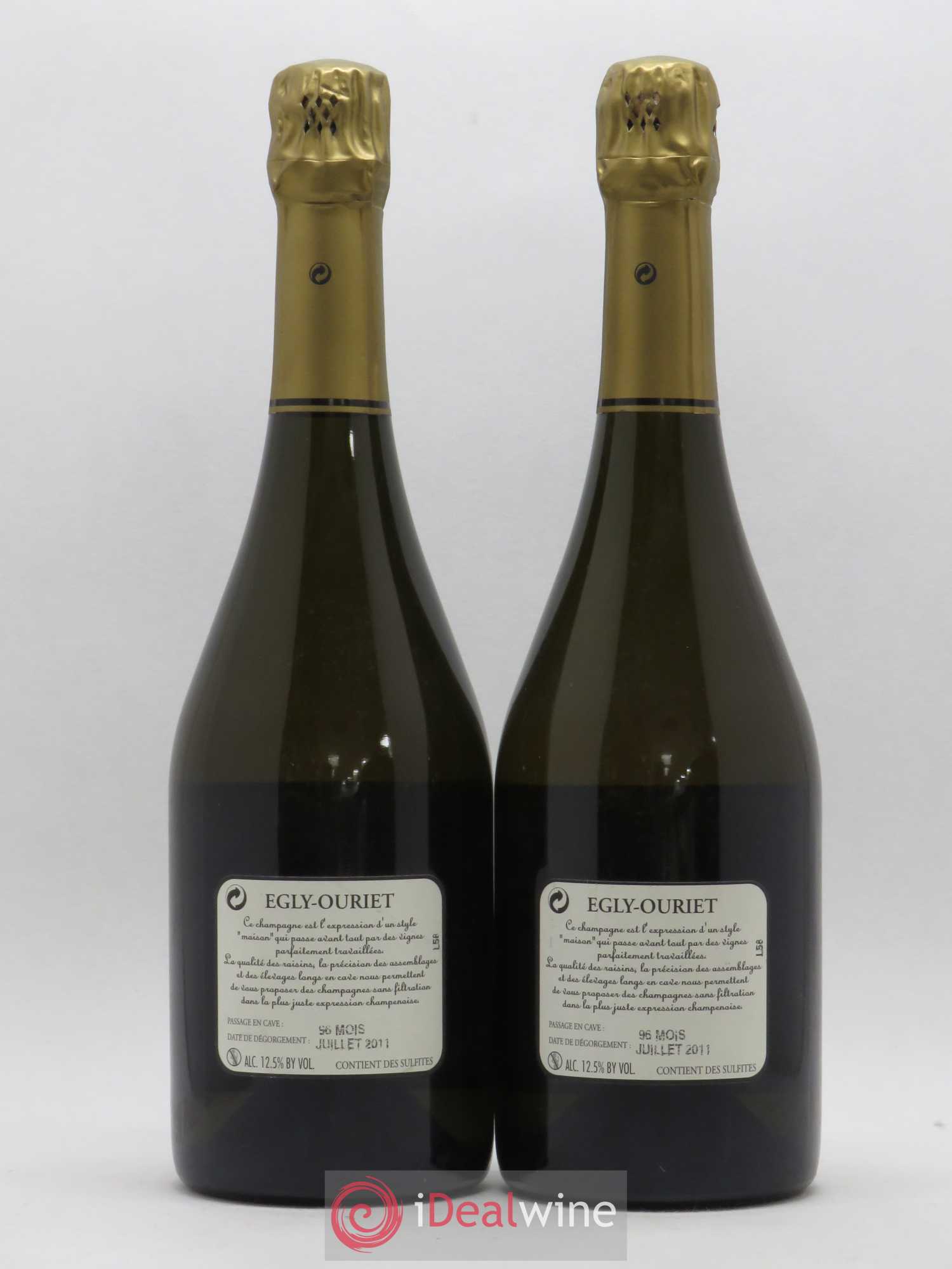Ambonnay Vieilles Vignes Brut Millésimé Egly-Ouriet 2002 - Lot de 2 bouteilles - 1