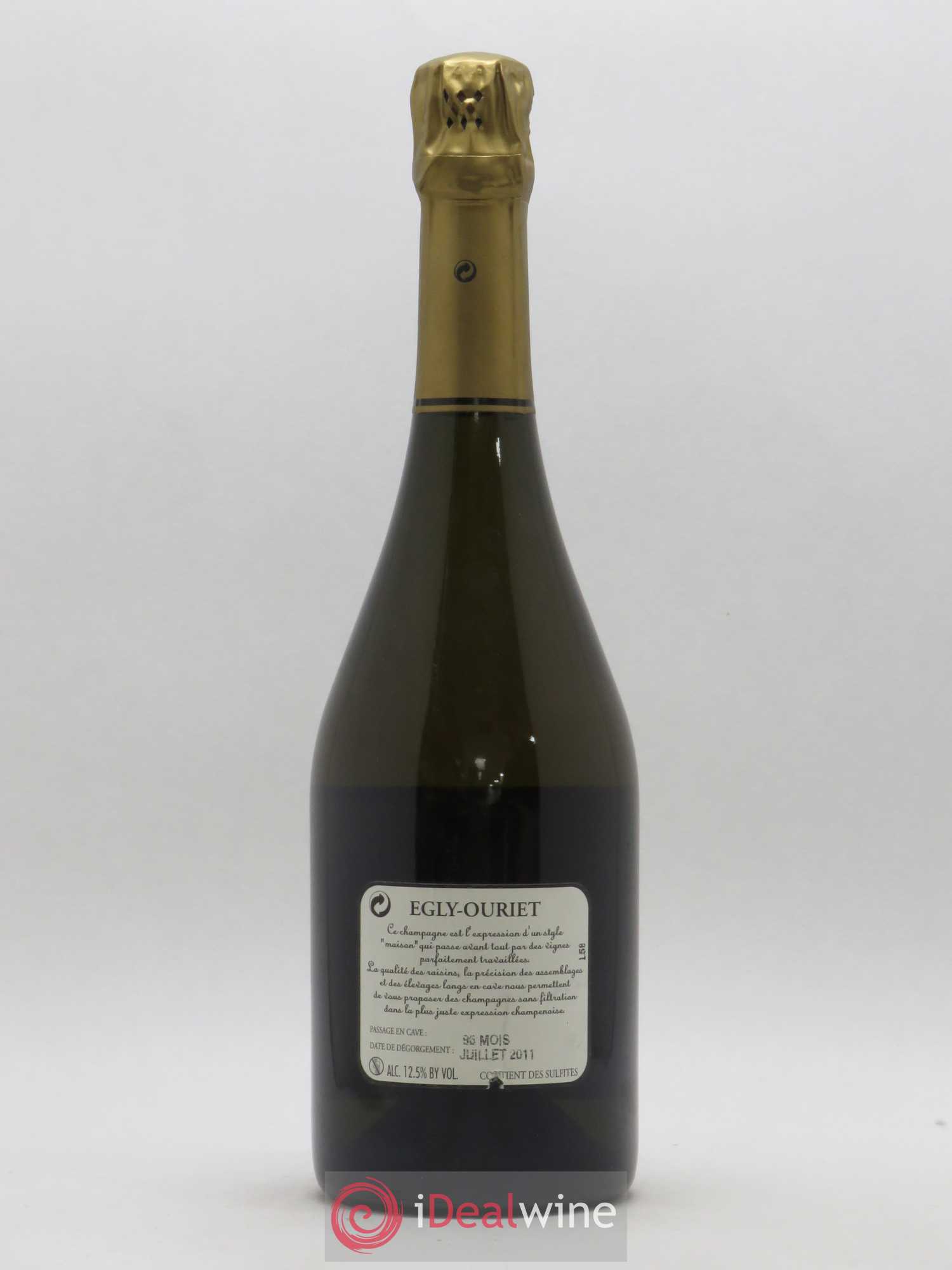 Ambonnay Vieilles Vignes Brut Millésimé Egly-Ouriet 2002 - Lot de 1 bouteille - 1